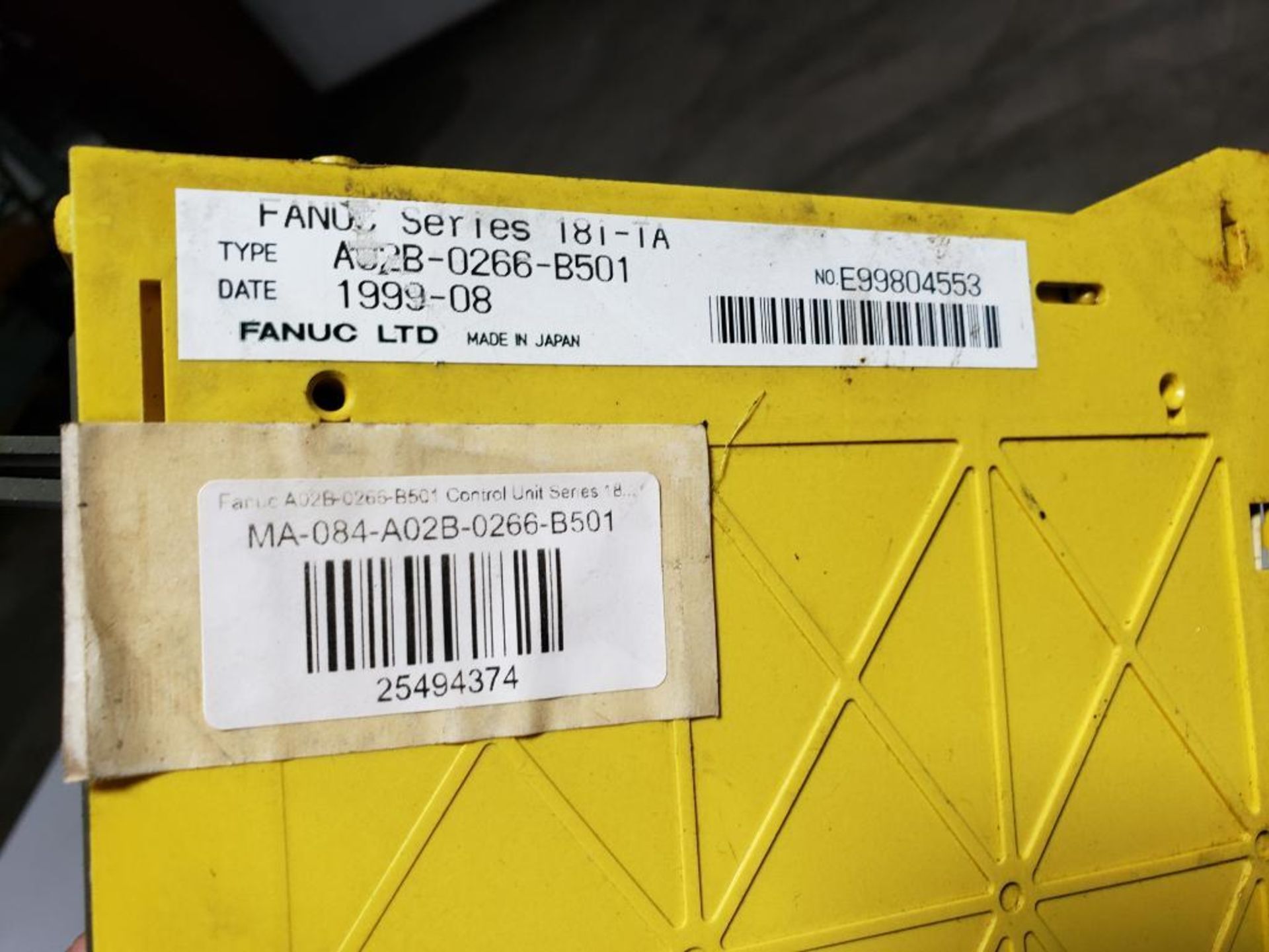 Fanuc PLC rack with A16B-3200-0325. - Image 3 of 5