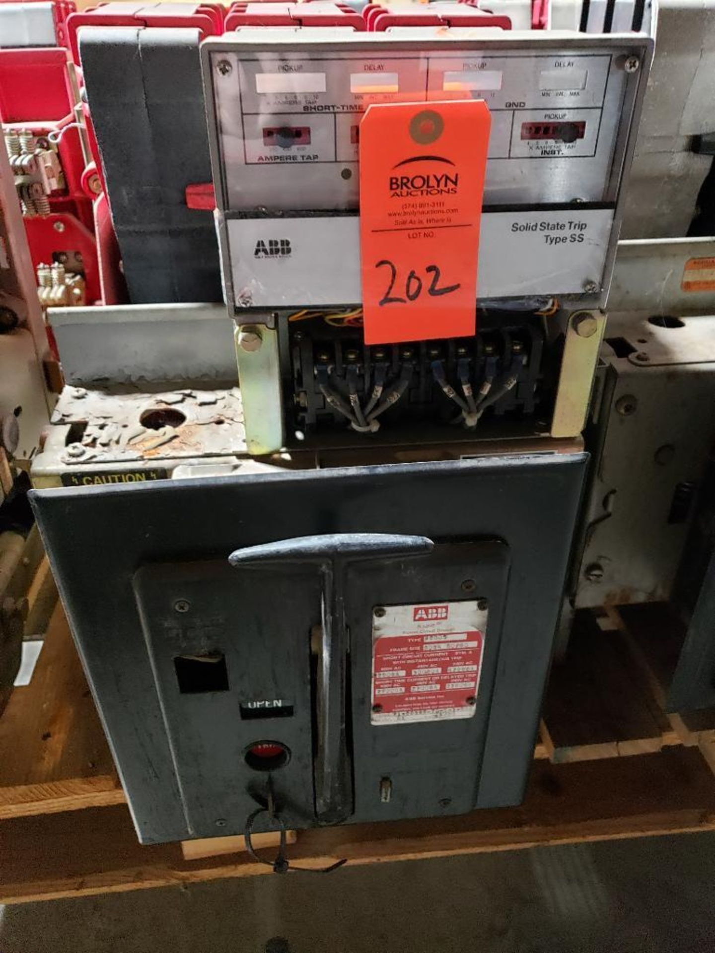 600 amp ABB power circuit breaker. Type K600S. - Image 8 of 8