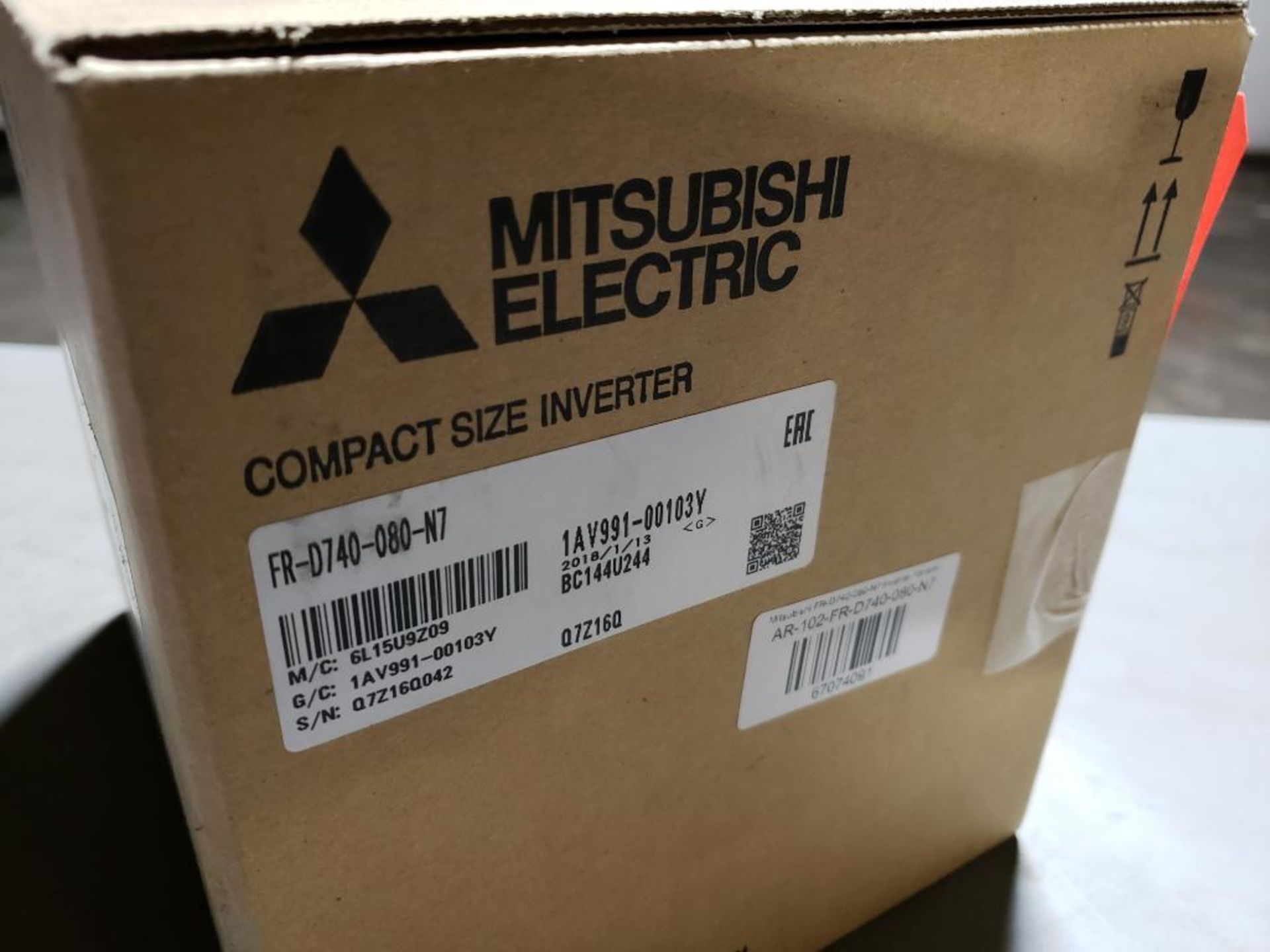 Mitsubishi inverter drive. Part number FR-D740-080-N7. New in box. - Image 7 of 7