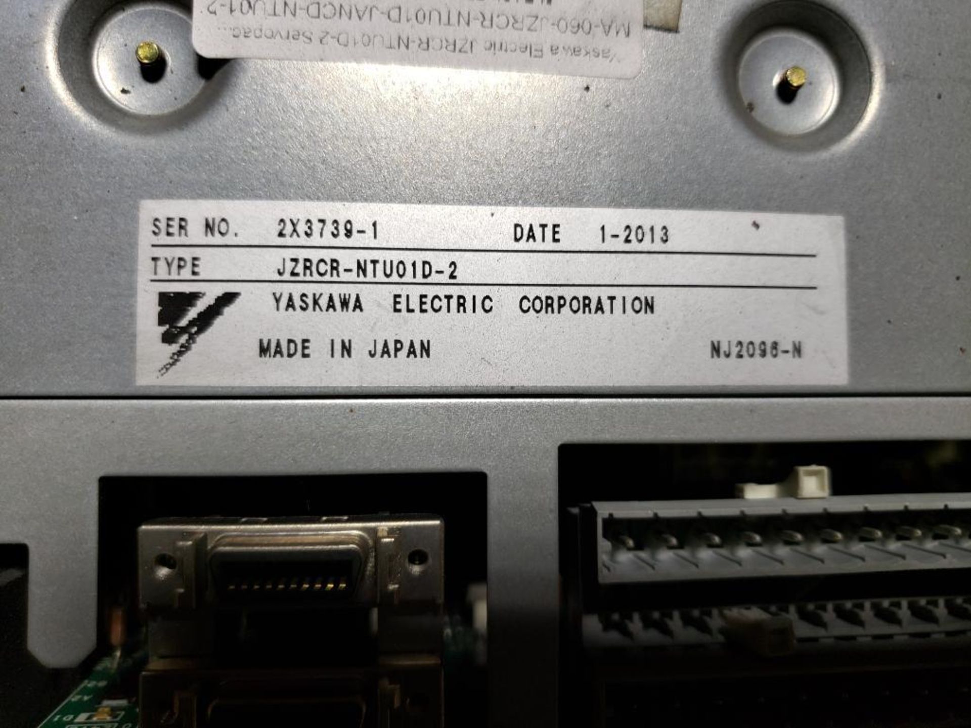 Yaskawa servo drive. Part number JZRCR-NTU01D-2. - Image 2 of 3