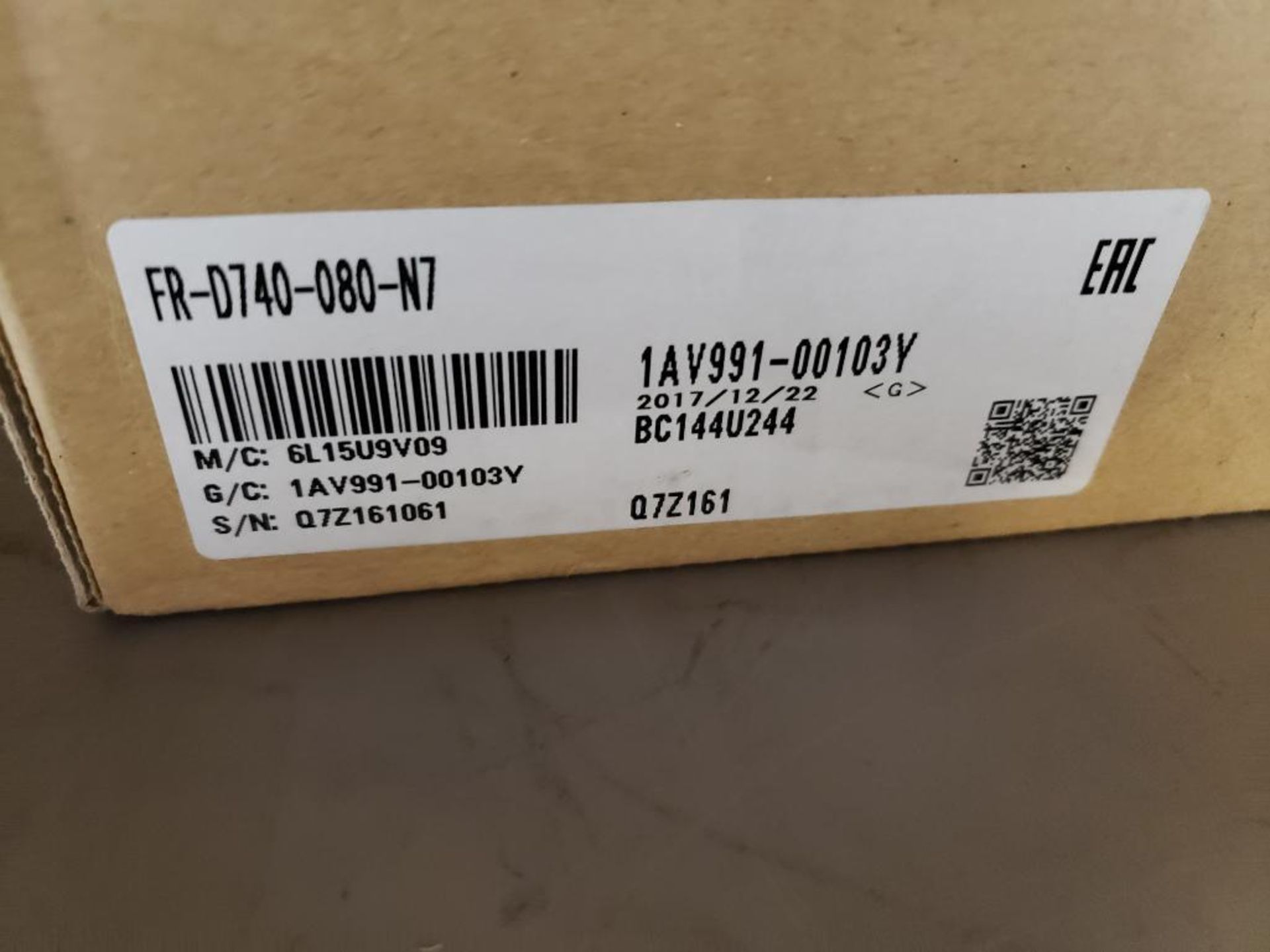 Mitsubishi inverter drive. Part number FR-D740-080-N7. New in box. - Image 3 of 6