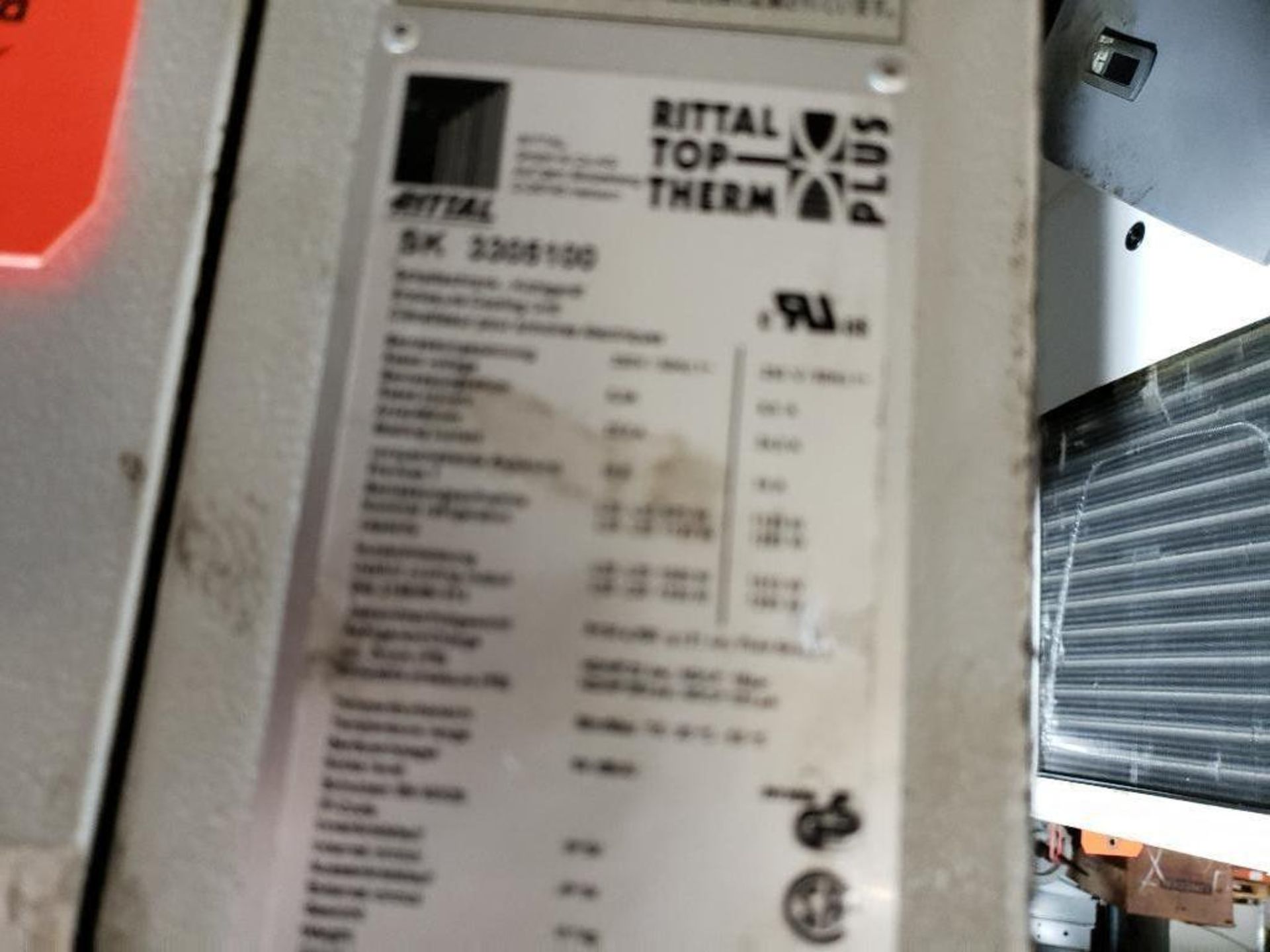 Rittal electronic enclosure air conditioner. Model number SK-3305100. - Image 2 of 3