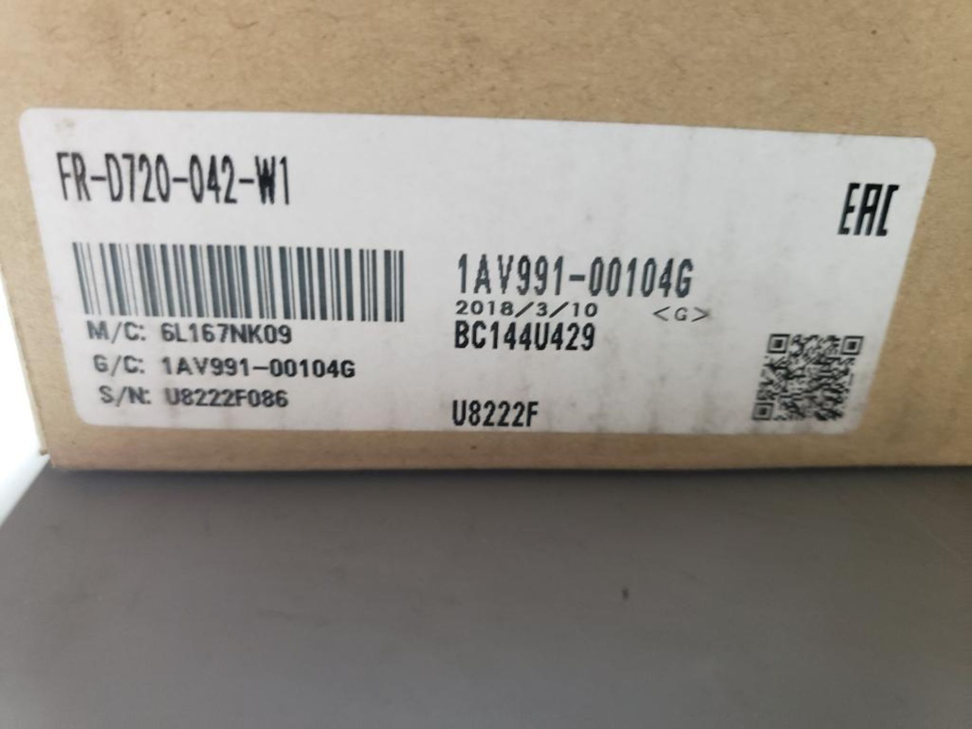 Mitsubishi inverter drive. Part number FR-D720-042-W1. New in box. - Image 2 of 4