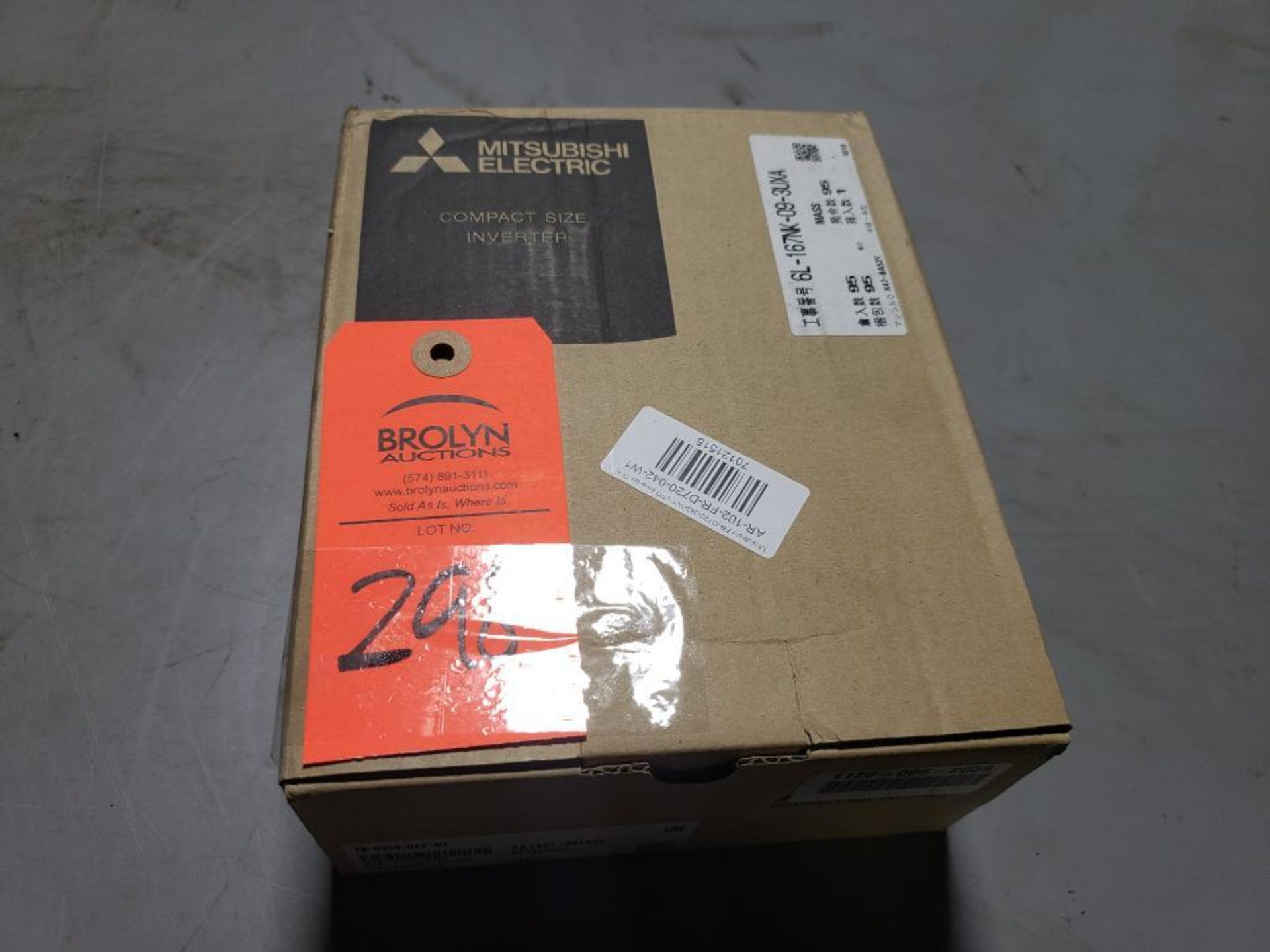 Mitsubishi inverter drive. Part number FR-D720-042-W1. New in box.