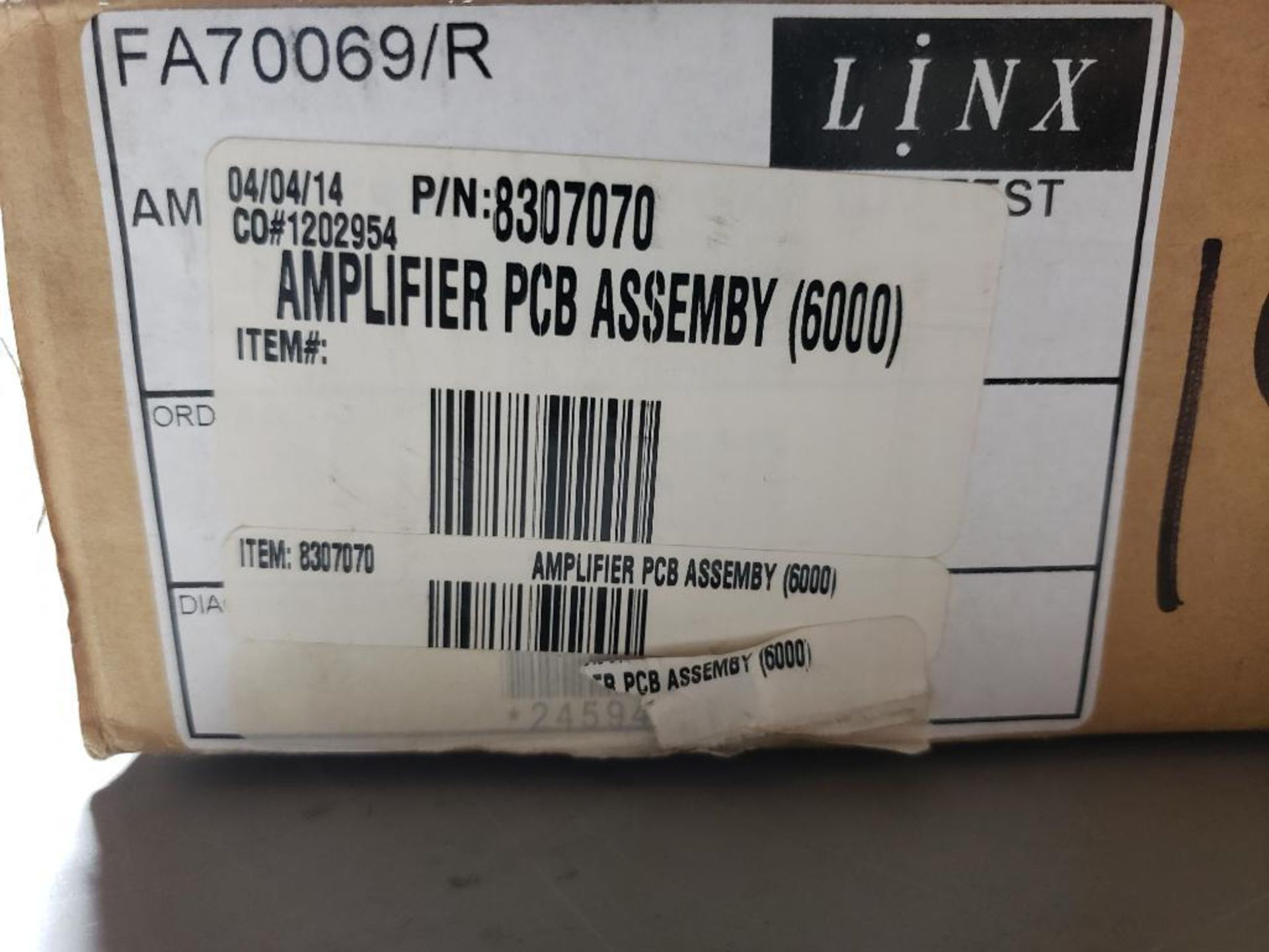 Linx amplifier PCB assembly. Model 6000 TUV. New in box. - Image 3 of 4