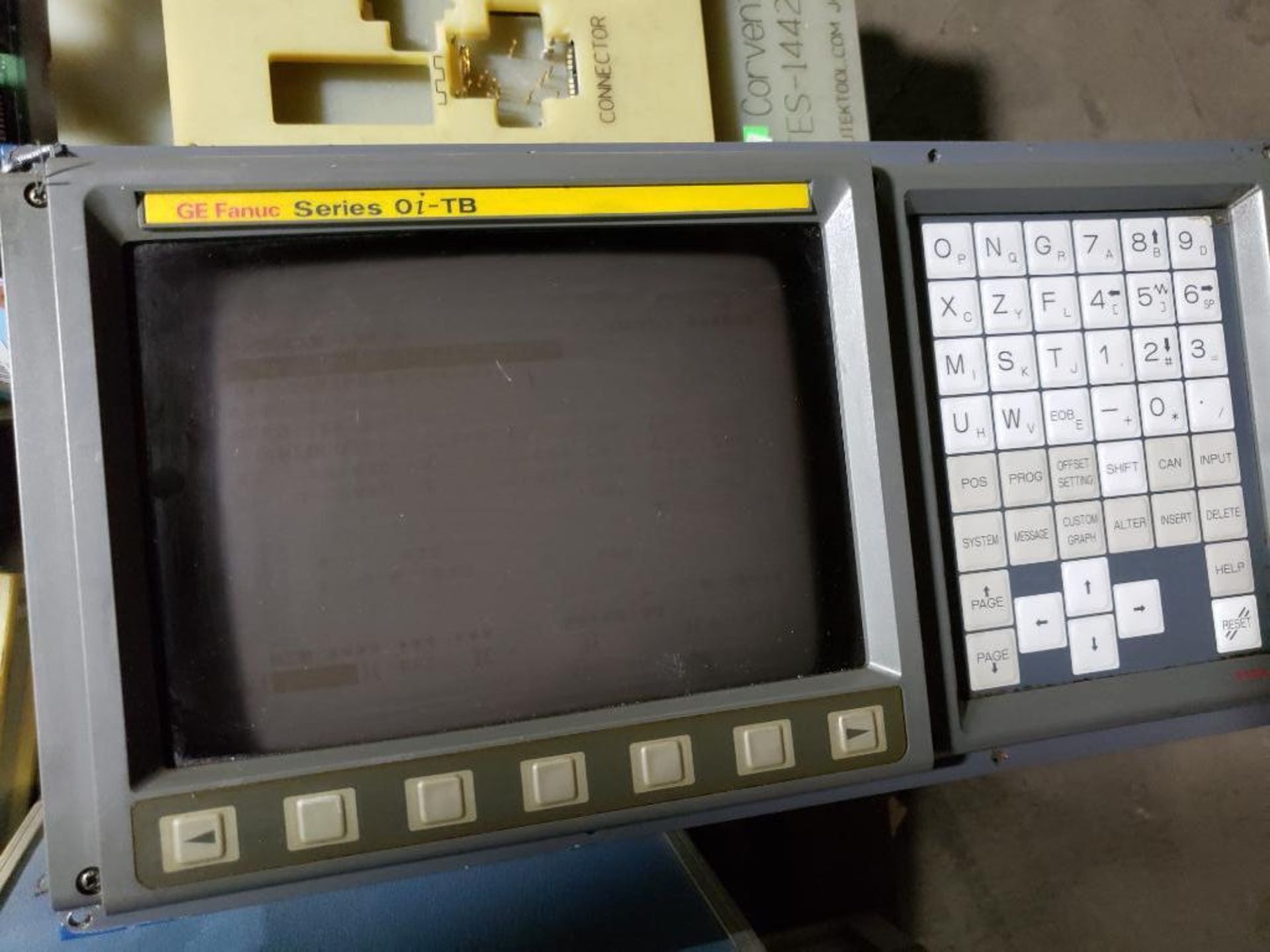 Pallet of assorted electrical. Includes Fanuc seroes Oi-TB machine control. - Image 6 of 8