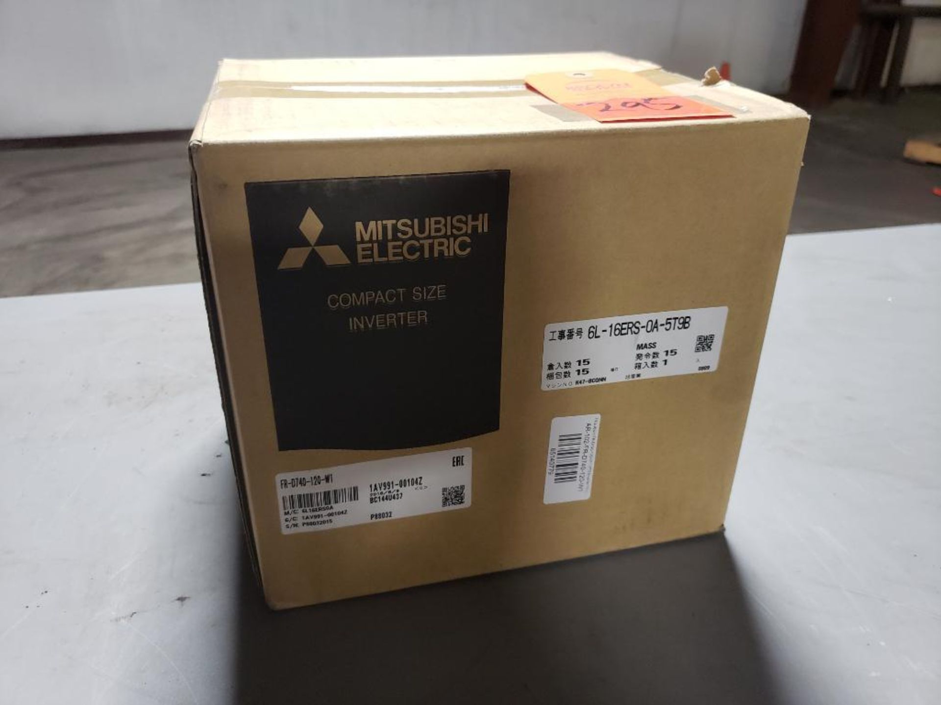 Mitsubishi inverter drive. Part number FR-D740-120-W1. New in box.