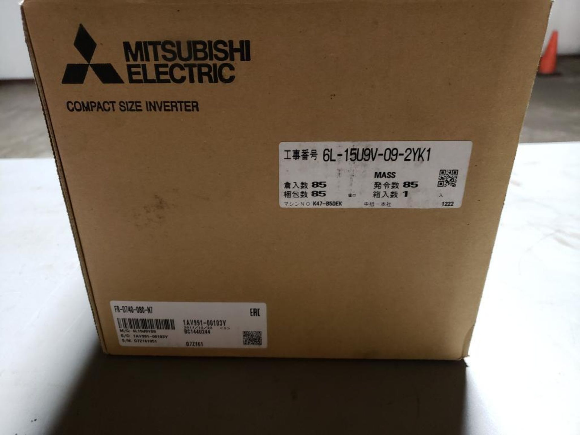 Mitsubishi inverter drive. Part number FR-D740-080-N7. New in box. - Image 3 of 6