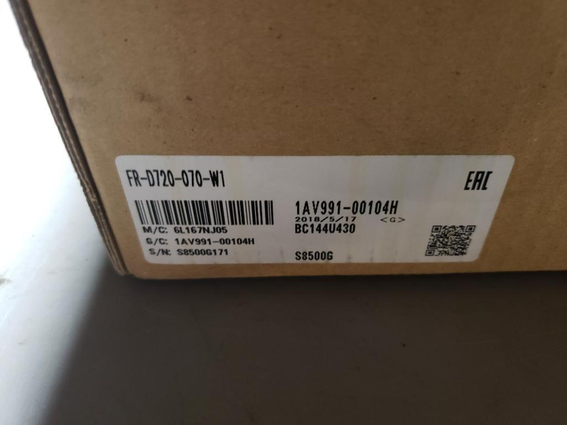Mitsubishi inverter drive. Part number FR-D720-070-W1. New in box. - Image 3 of 4