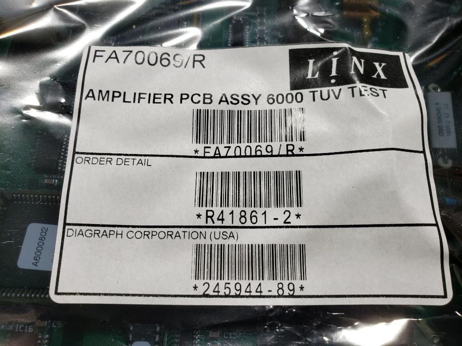 Linx amplifier PCB assembly. Model 6000 TUV. New in box. - Image 2 of 4