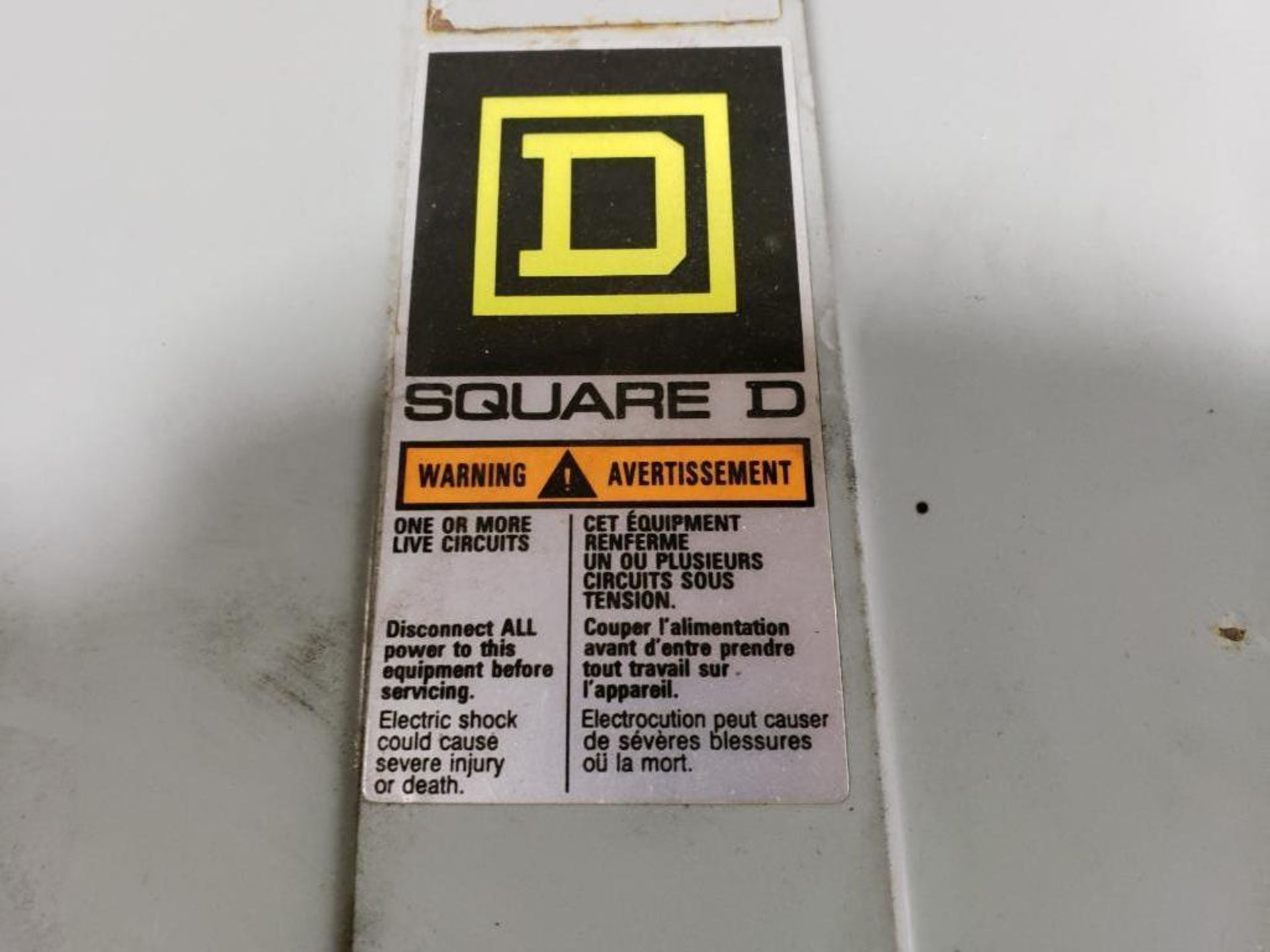 Square D size 3 starter with enclosure. - Image 2 of 5