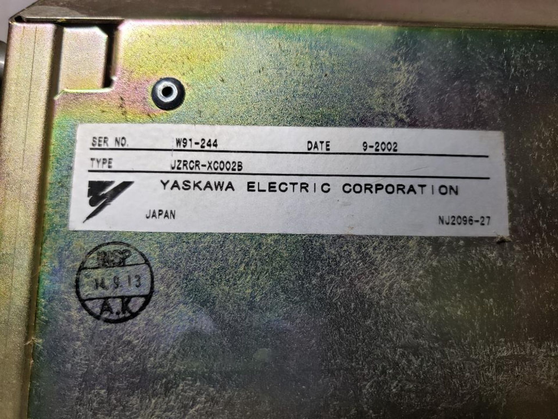 Yaskawa drive. Part number JZRCR-XC002B. - Image 2 of 6