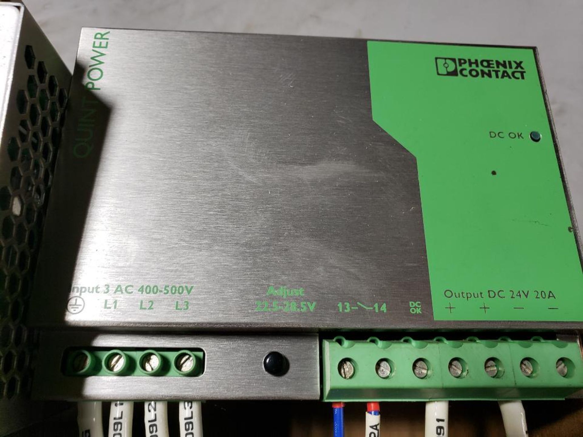 Qty 4 - Phoenix Contact power supplies. Part number QUINT-PS-3X400-500AC/24DC/20. - Image 3 of 6