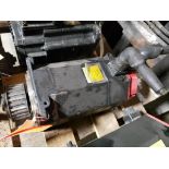 Fanuc AC servo motor. Part number A06B-0147-B075.