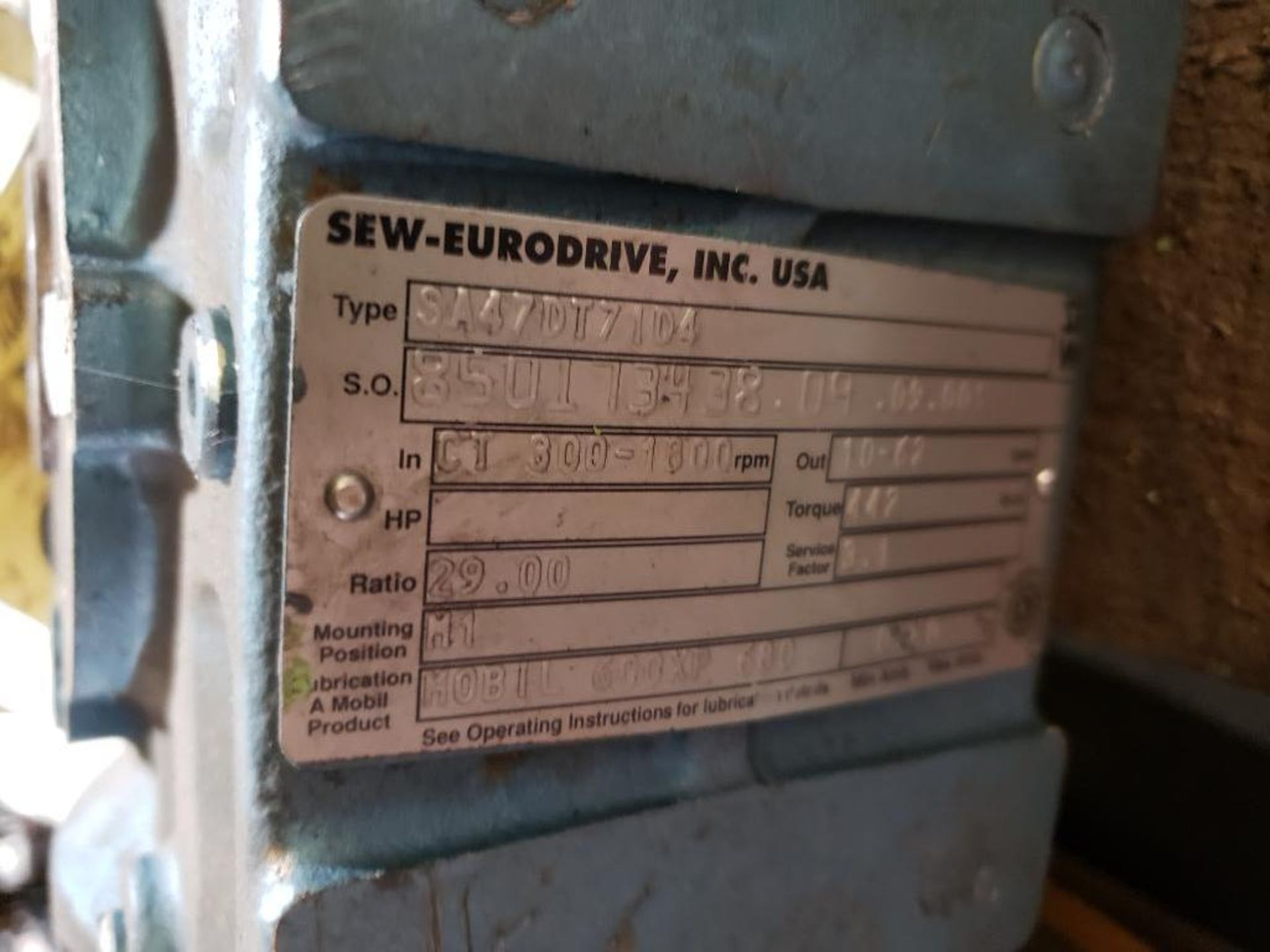Sew-Eurodrive gear motor. - Image 4 of 4