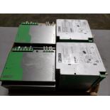 Qty 4 - Phoenix Contact power supplies. Part number QUINT-PS-3X400-500AC/24DC/20.