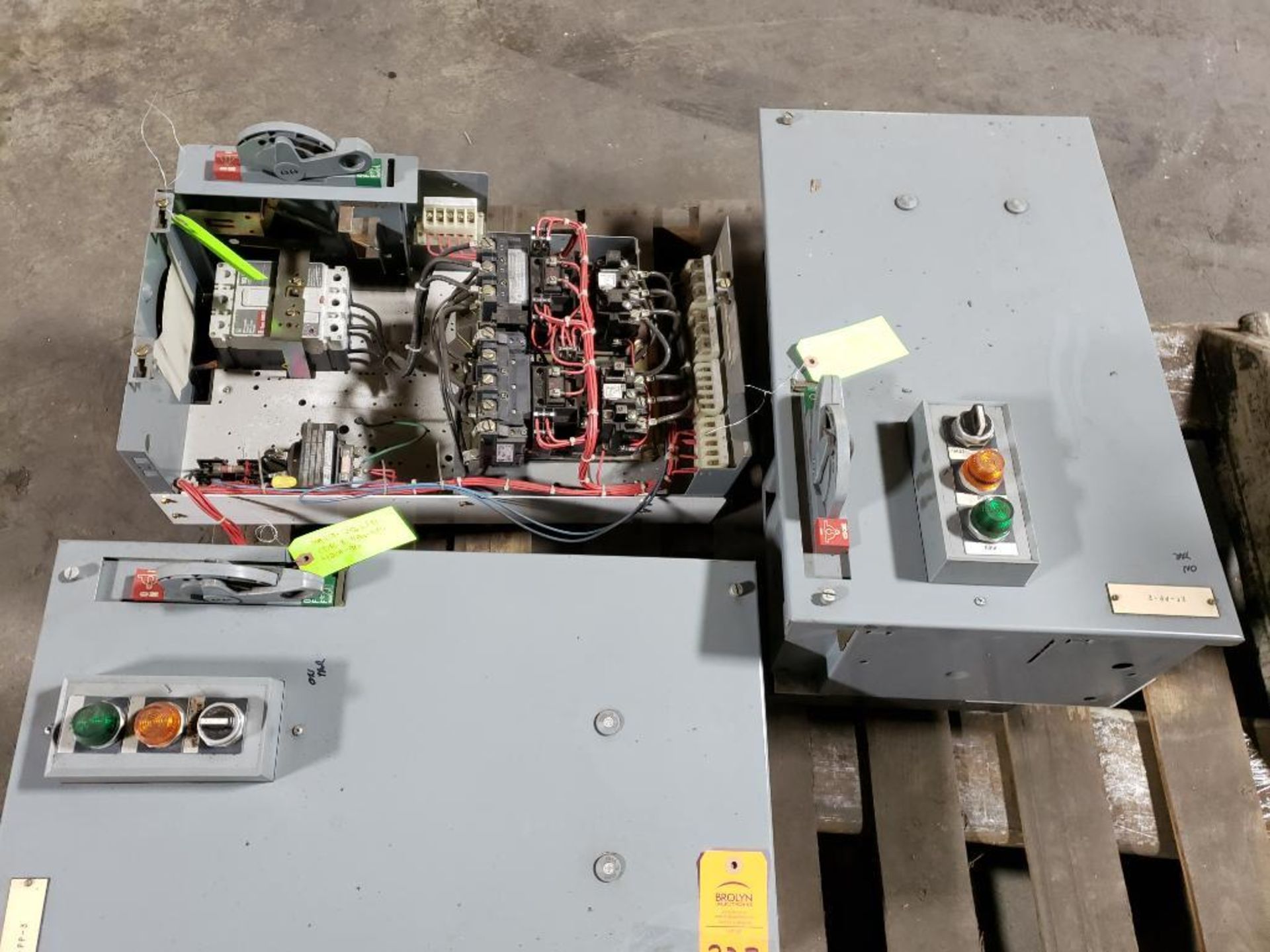 Pallet of assorted MCC buckets with assorted contactors and/or breakers etc. - Image 3 of 13