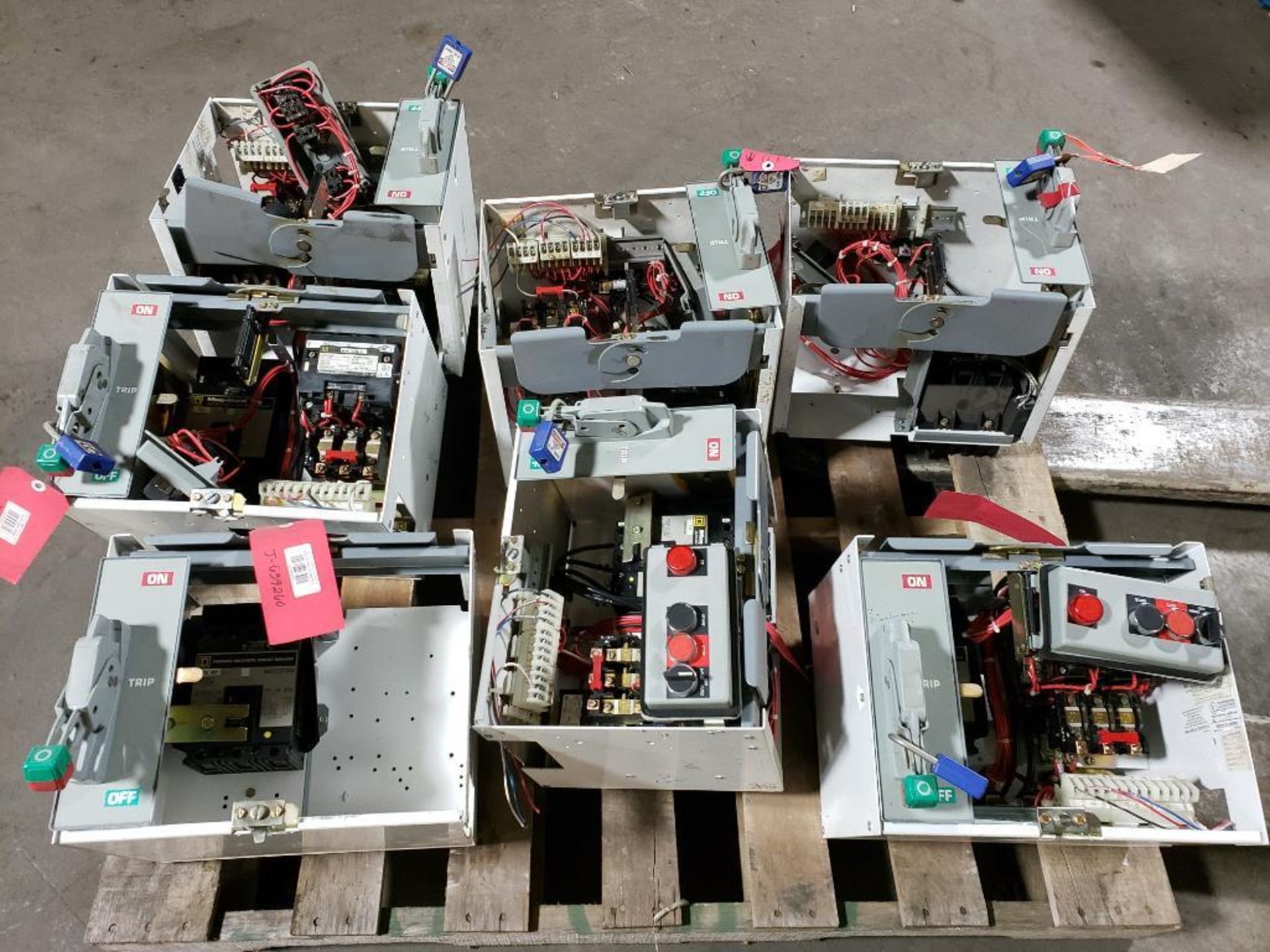 Pallet of assorted MCC buckets with assorted contactors and/or breakers etc. - Image 14 of 14