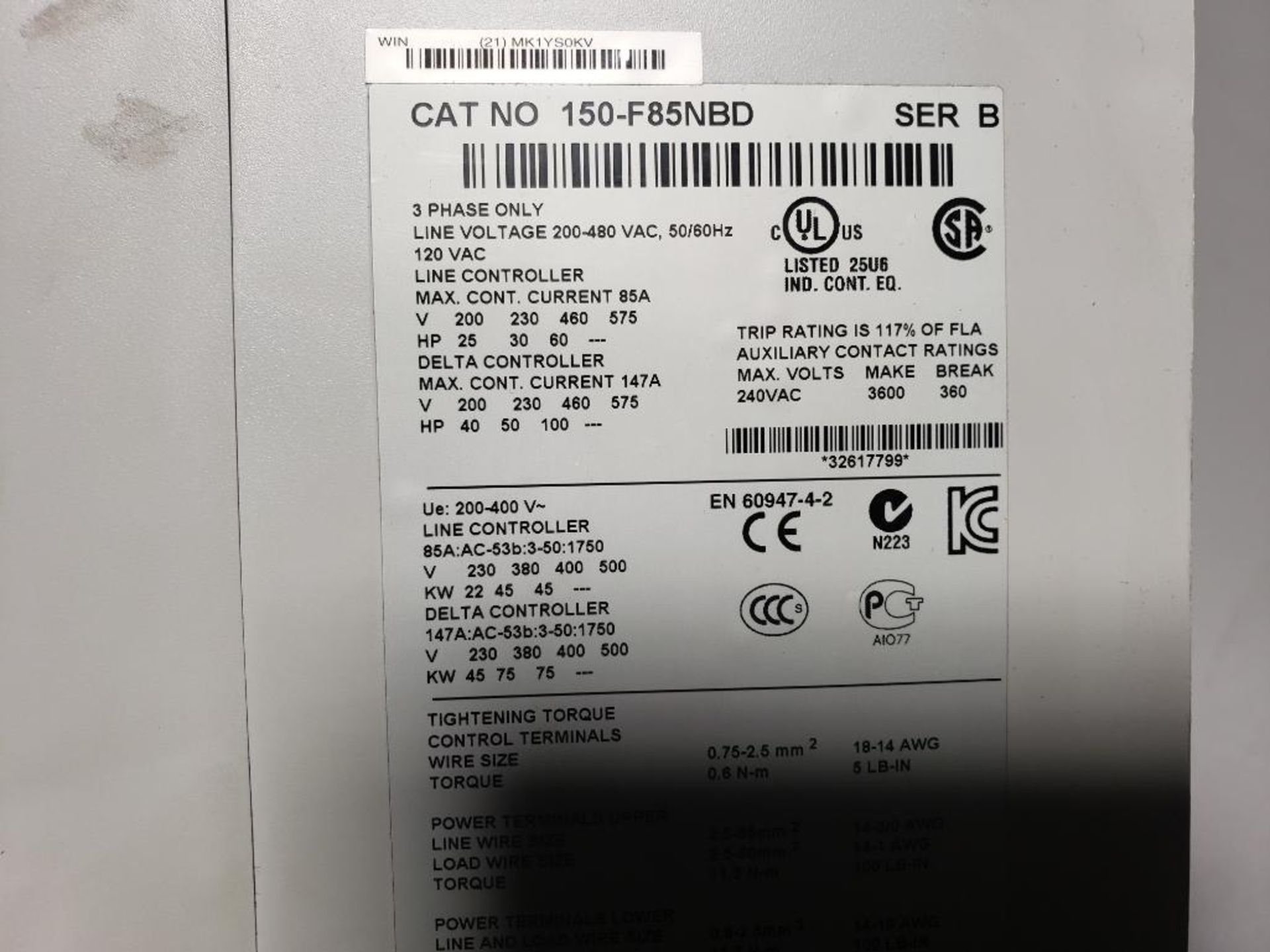 Allen Bradley SMC-Flex drive. Catalog 150-F85NBD. - Image 3 of 6