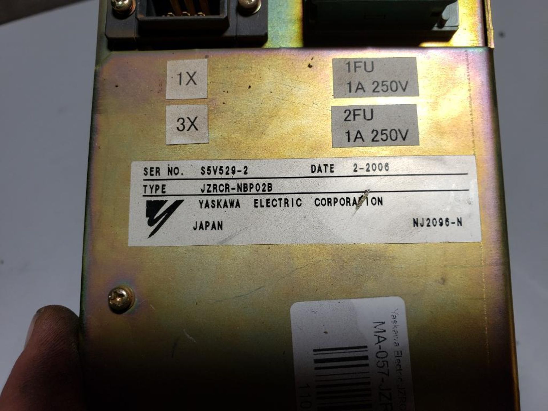 Yaskawa drive. Part number JZRCR-NBP02B. - Image 2 of 4