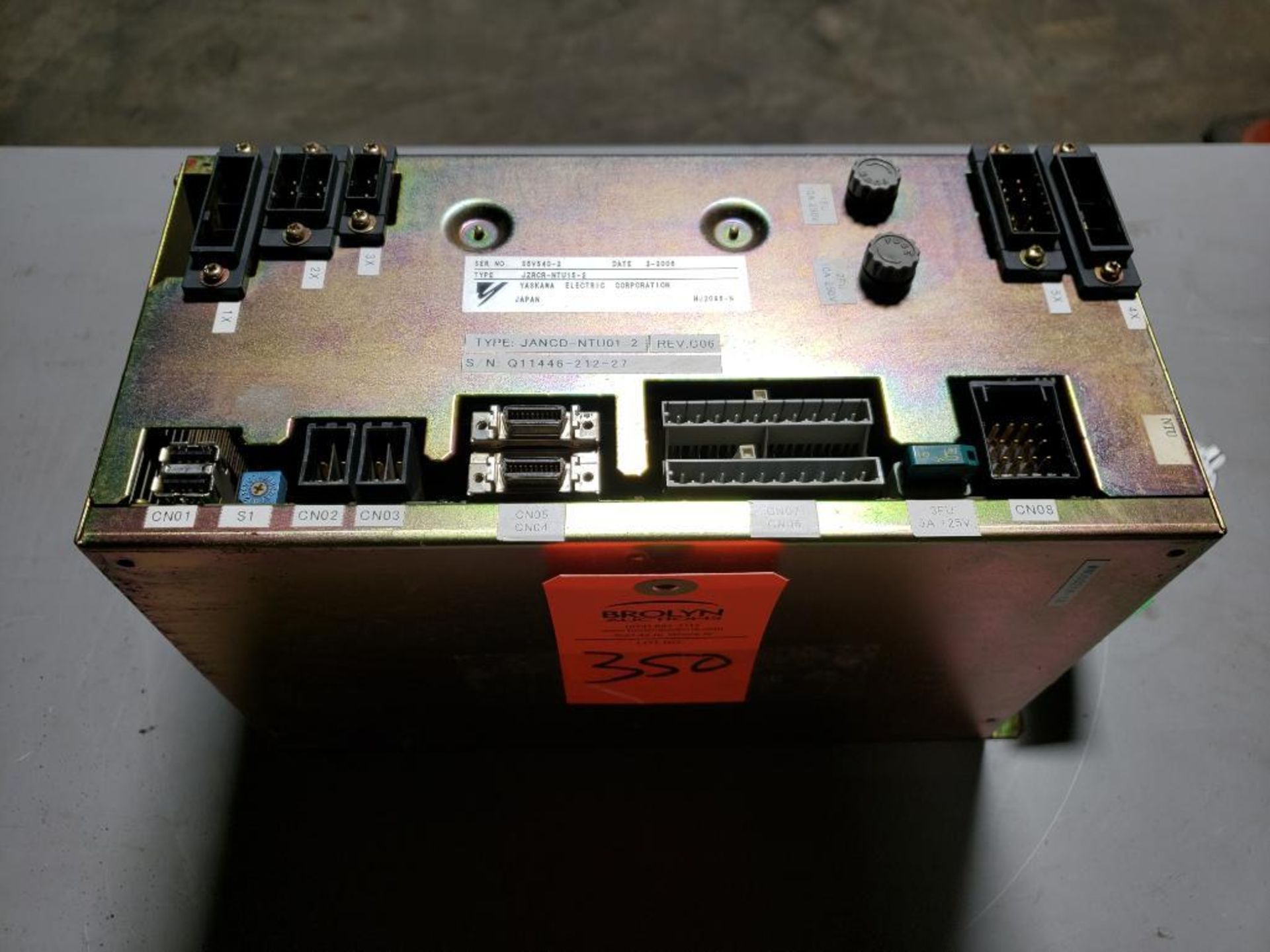 Yaskawa power supply. Part number JZRCR-NTU15-2 / JANCD-NTU01-2.