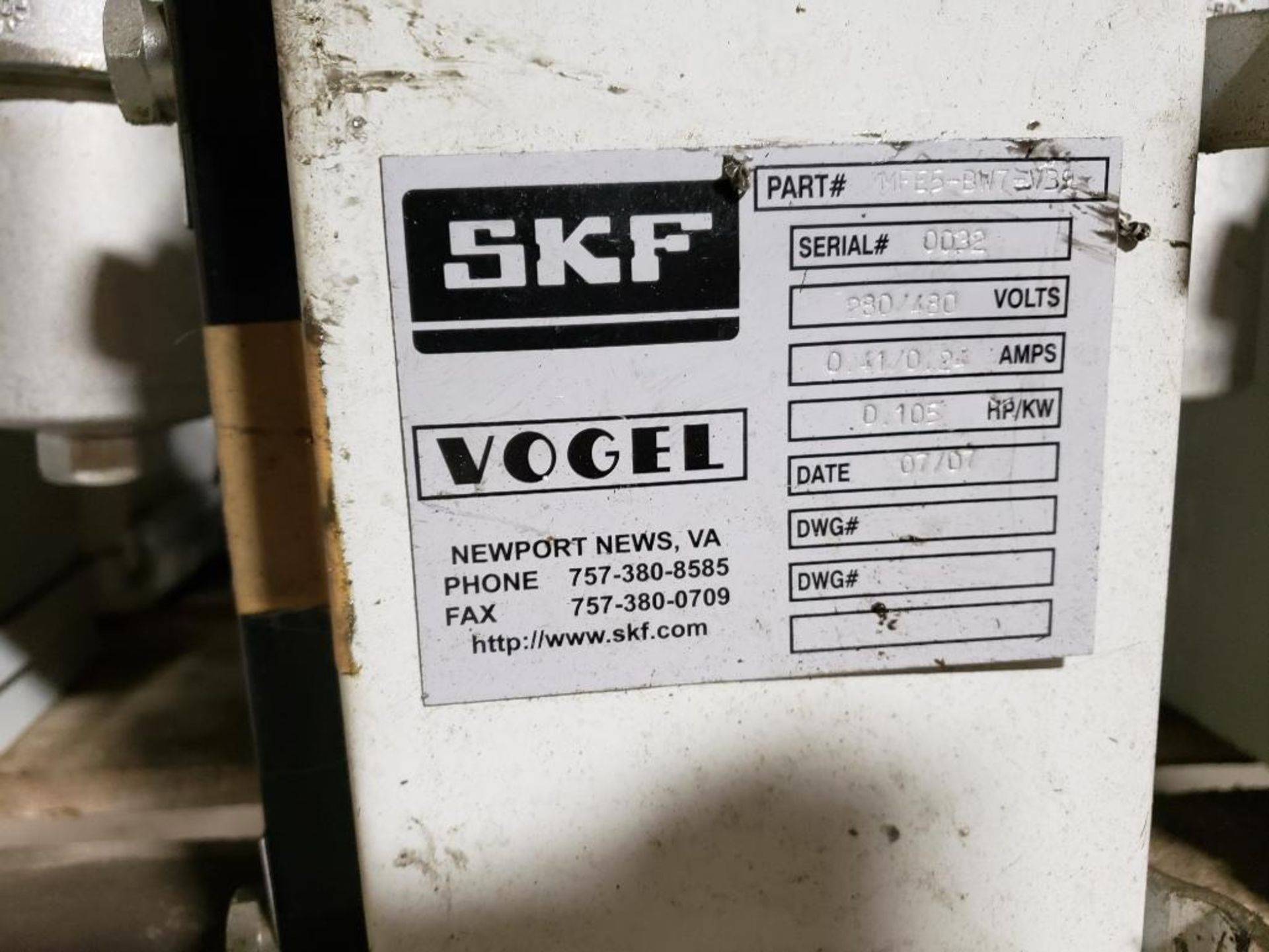 Qty 3 - SKF Vogul auto lube units. Part number MFE5-BW7-V39. - Image 2 of 3