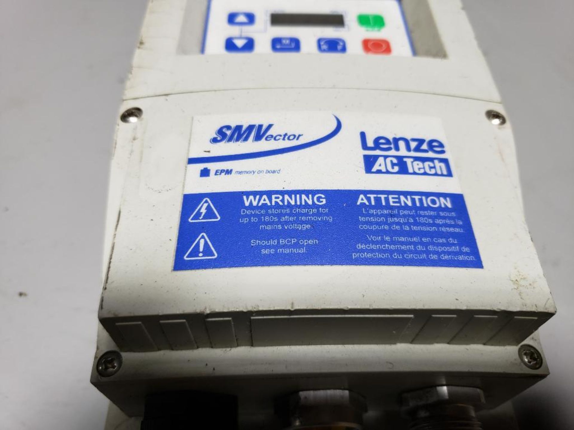 Lenze AC Tech SMVector drive. Part number ESV371N04TMC. - Image 2 of 3