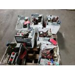 Pallet of assorted MCC buckets with assorted contactors and/or breakers etc.