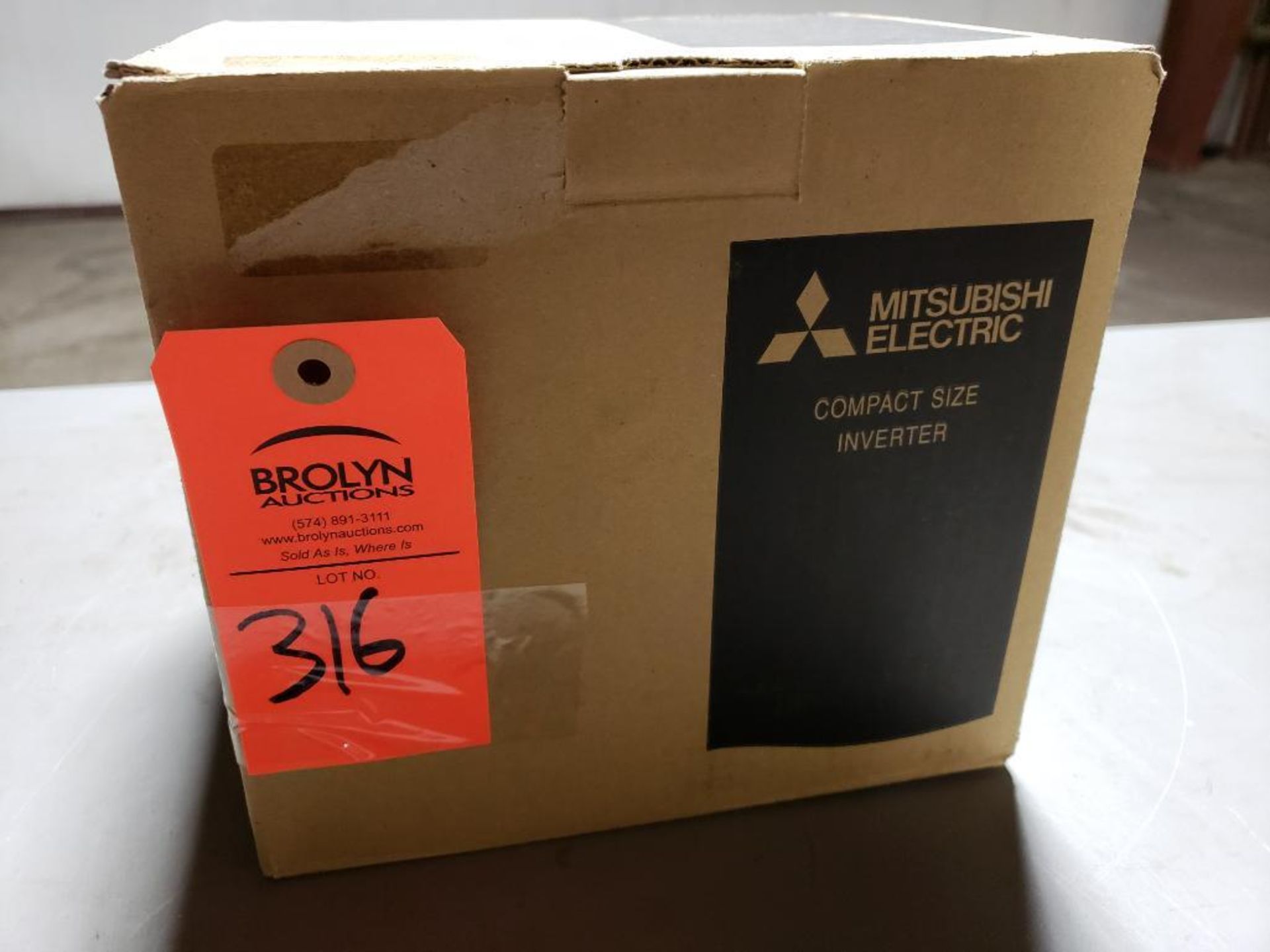 Mitsubishi inverter drive. Part number FR-D740-080-N7. New in box.