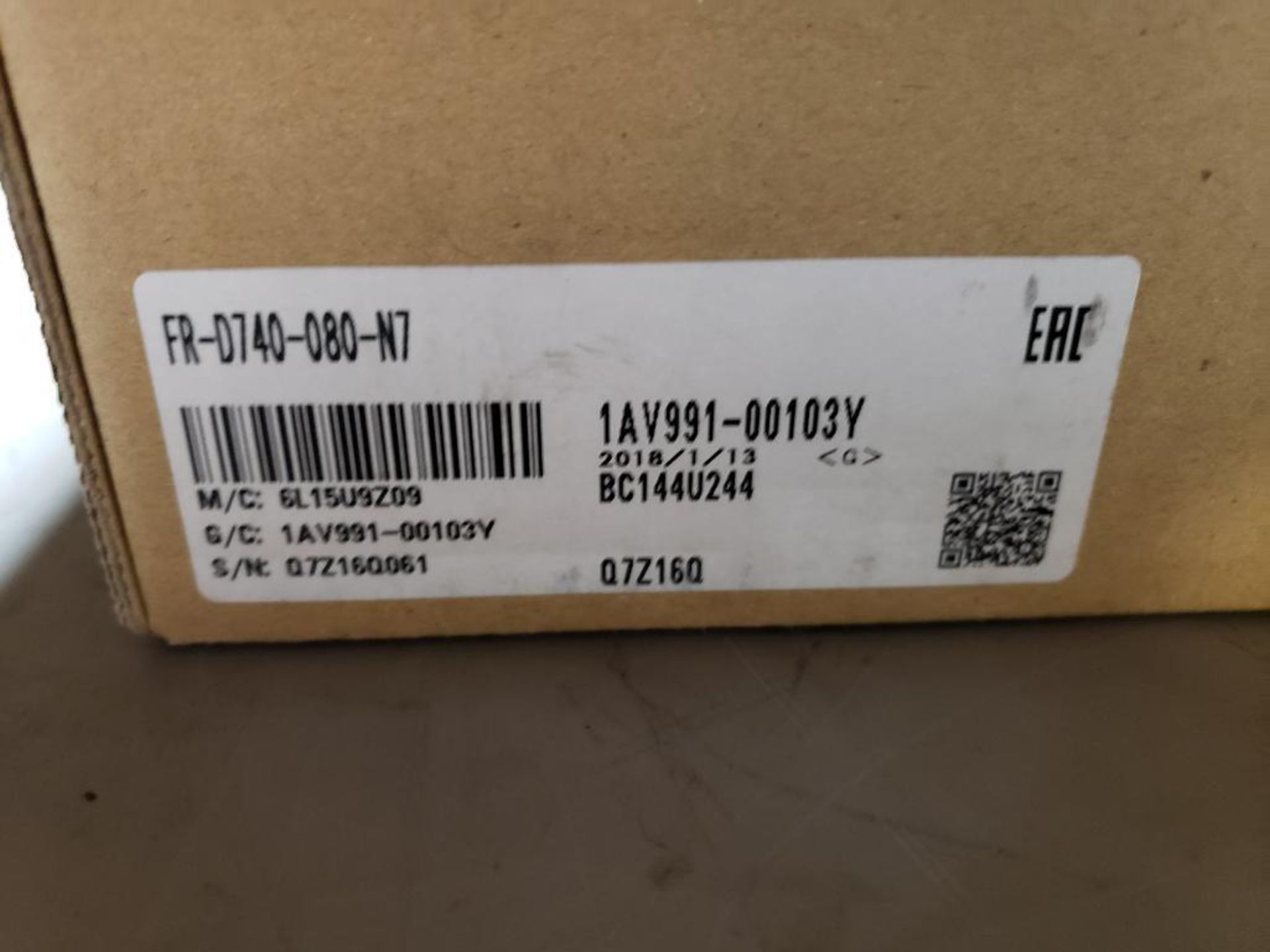 Mitsubishi inverter drive. Part number FR-D740-080-N7. New in box. - Image 3 of 5