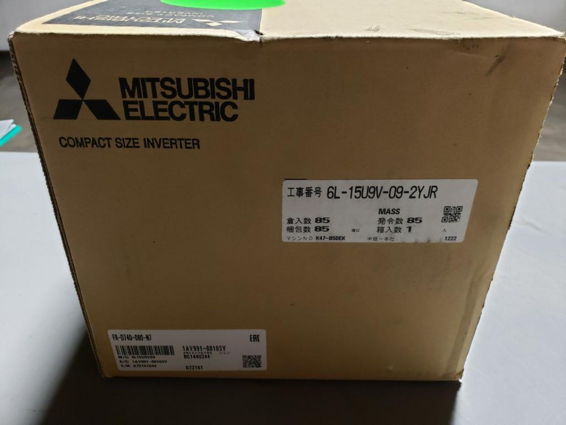 Mitsubishi inverter drive. Part number FR-D740-080-N7. New in box. - Image 2 of 7