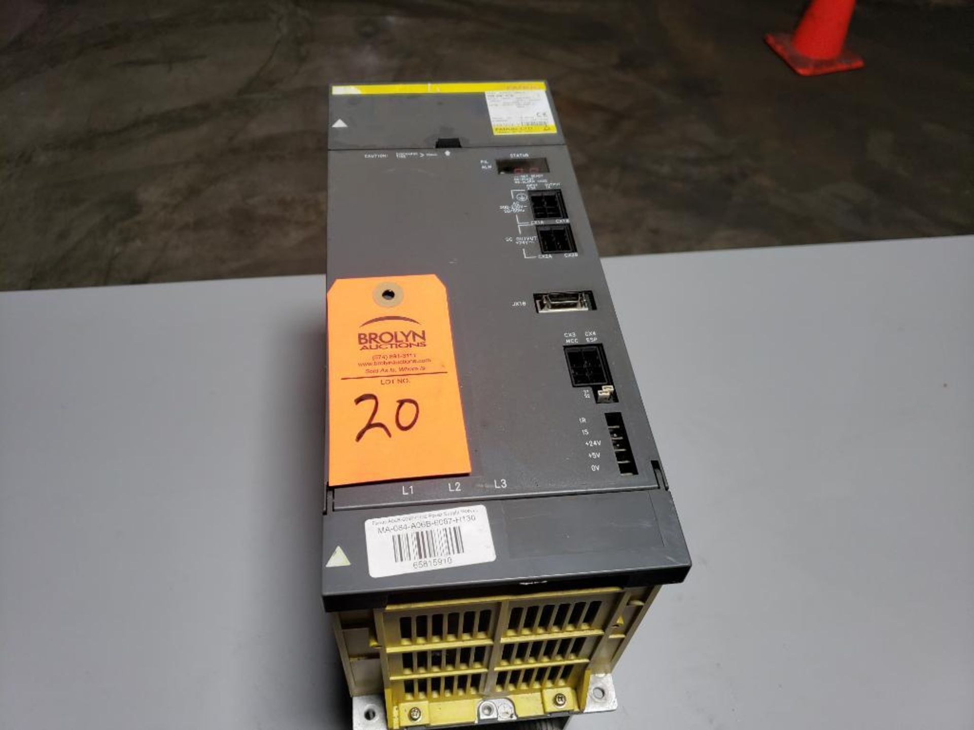 Fanuc power supply module. Part number A06B-6087-H130.