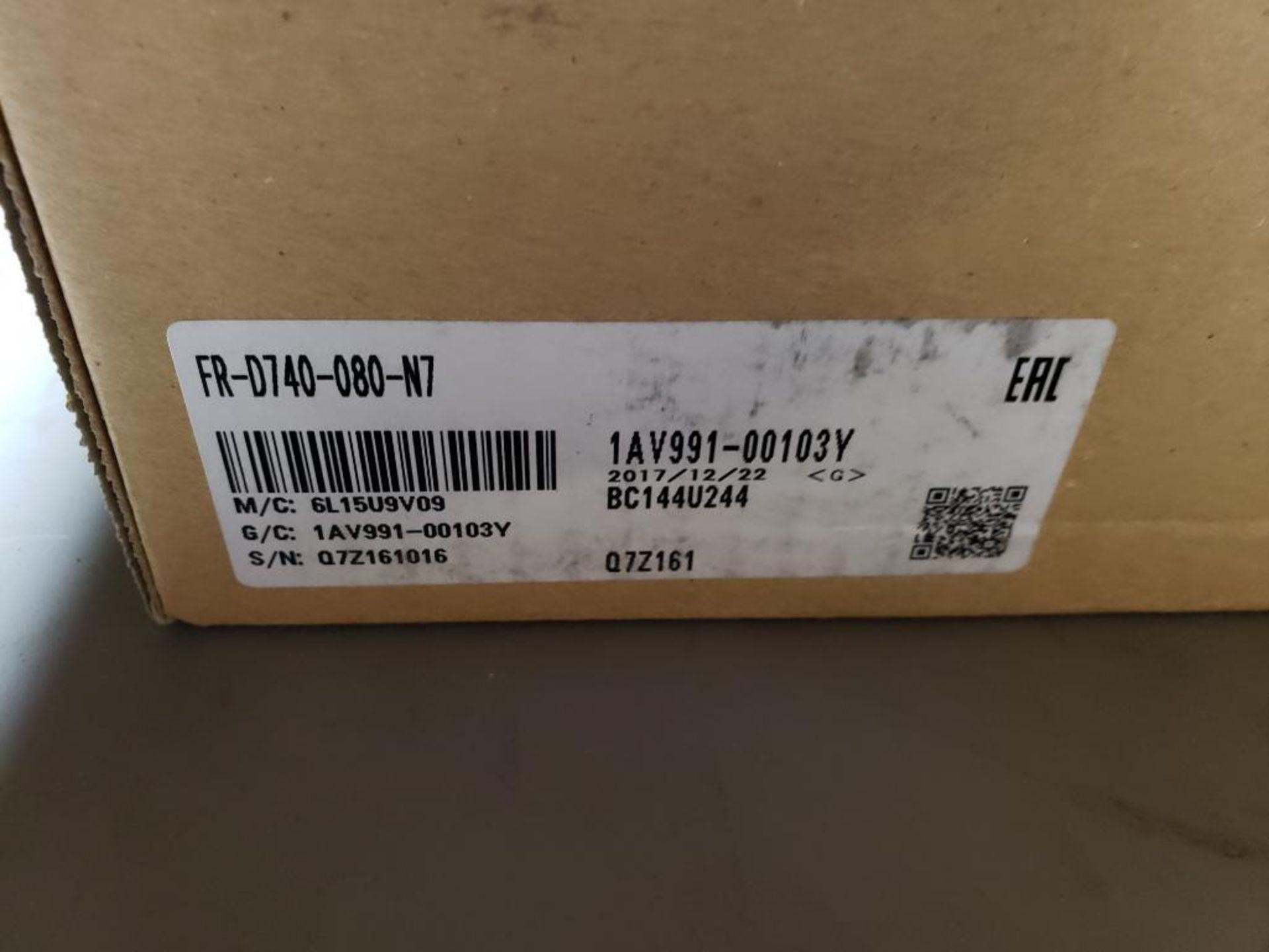 Mitsubishi inverter drive. Part number FR-D740-080-N7. New in box. - Image 5 of 6