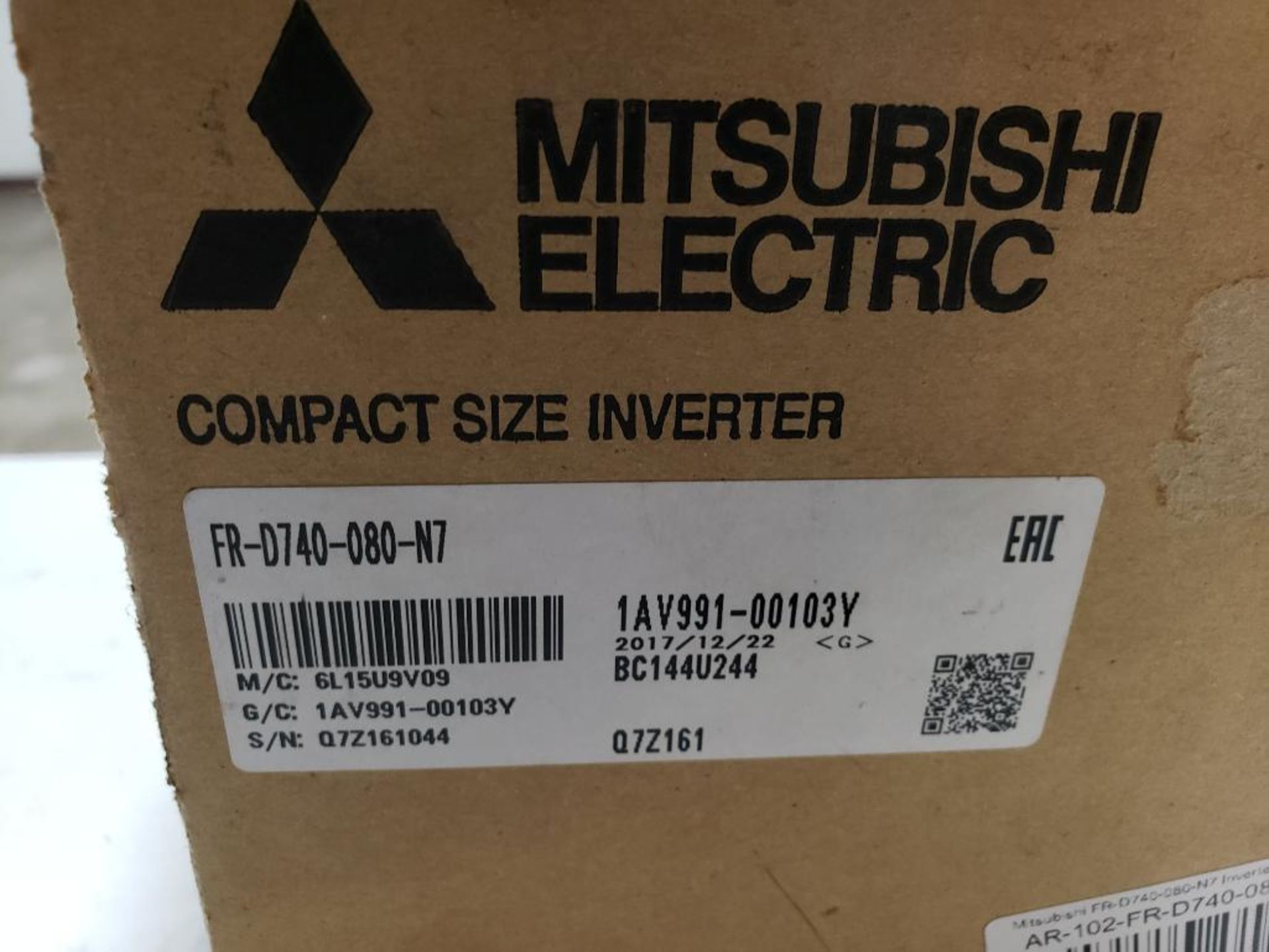 Mitsubishi inverter drive. Part number FR-D740-080-N7. New in box. - Image 6 of 7