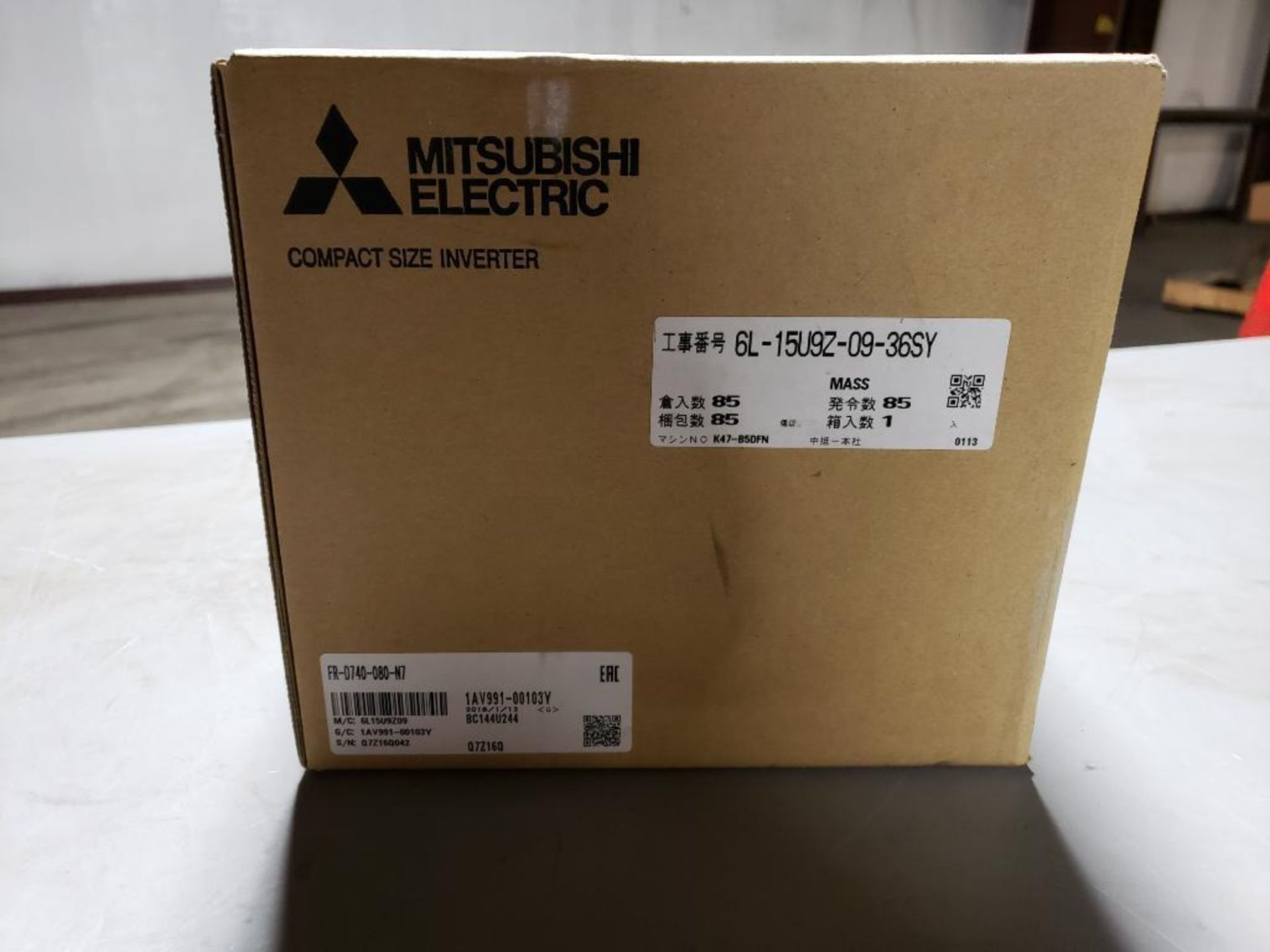 Mitsubishi inverter drive. Part number FR-D740-080-N7. New in box. - Image 4 of 7