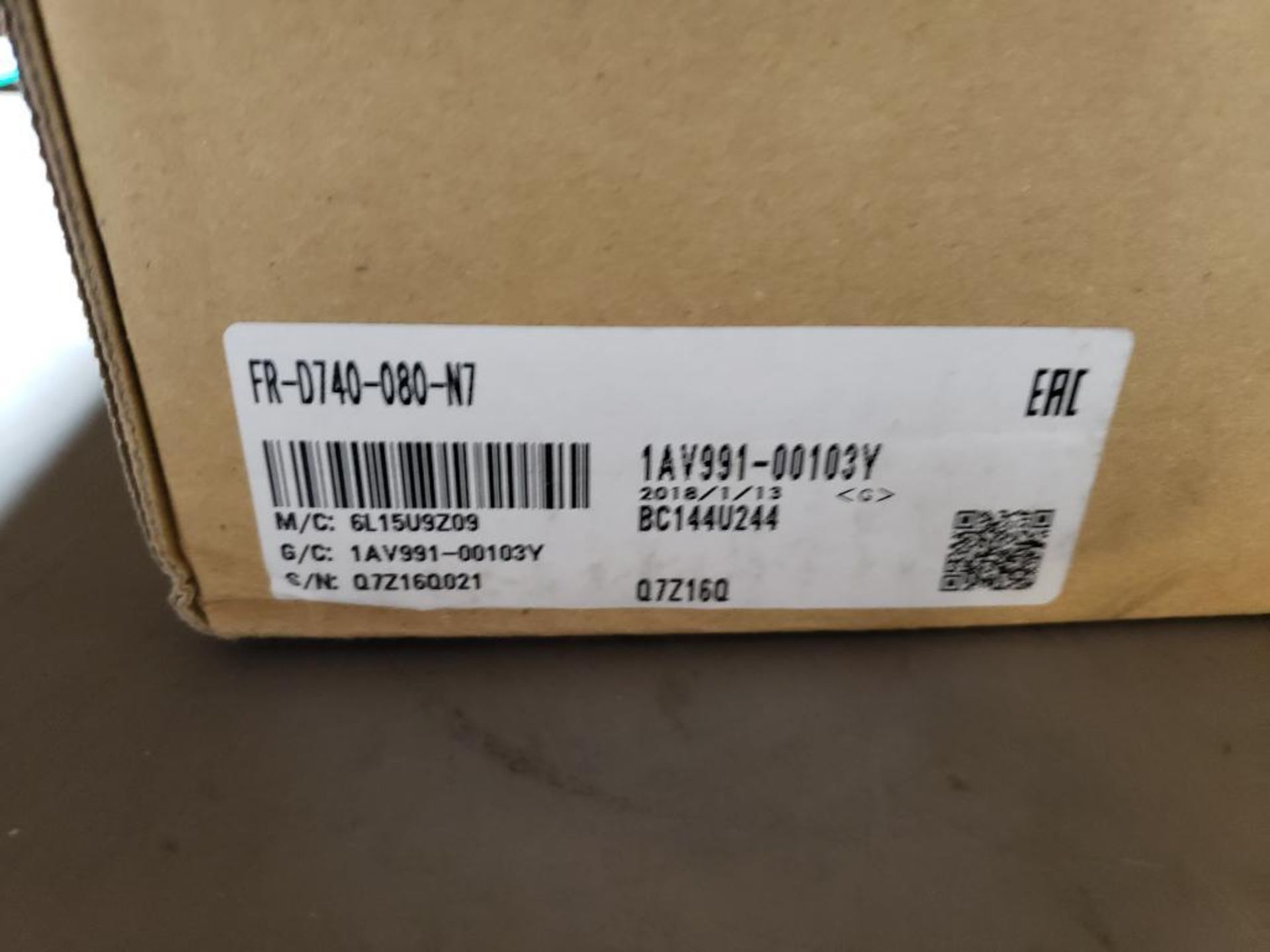 Mitsubishi inverter drive. Part number FR-D740-080-N7. New in box. - Image 3 of 6