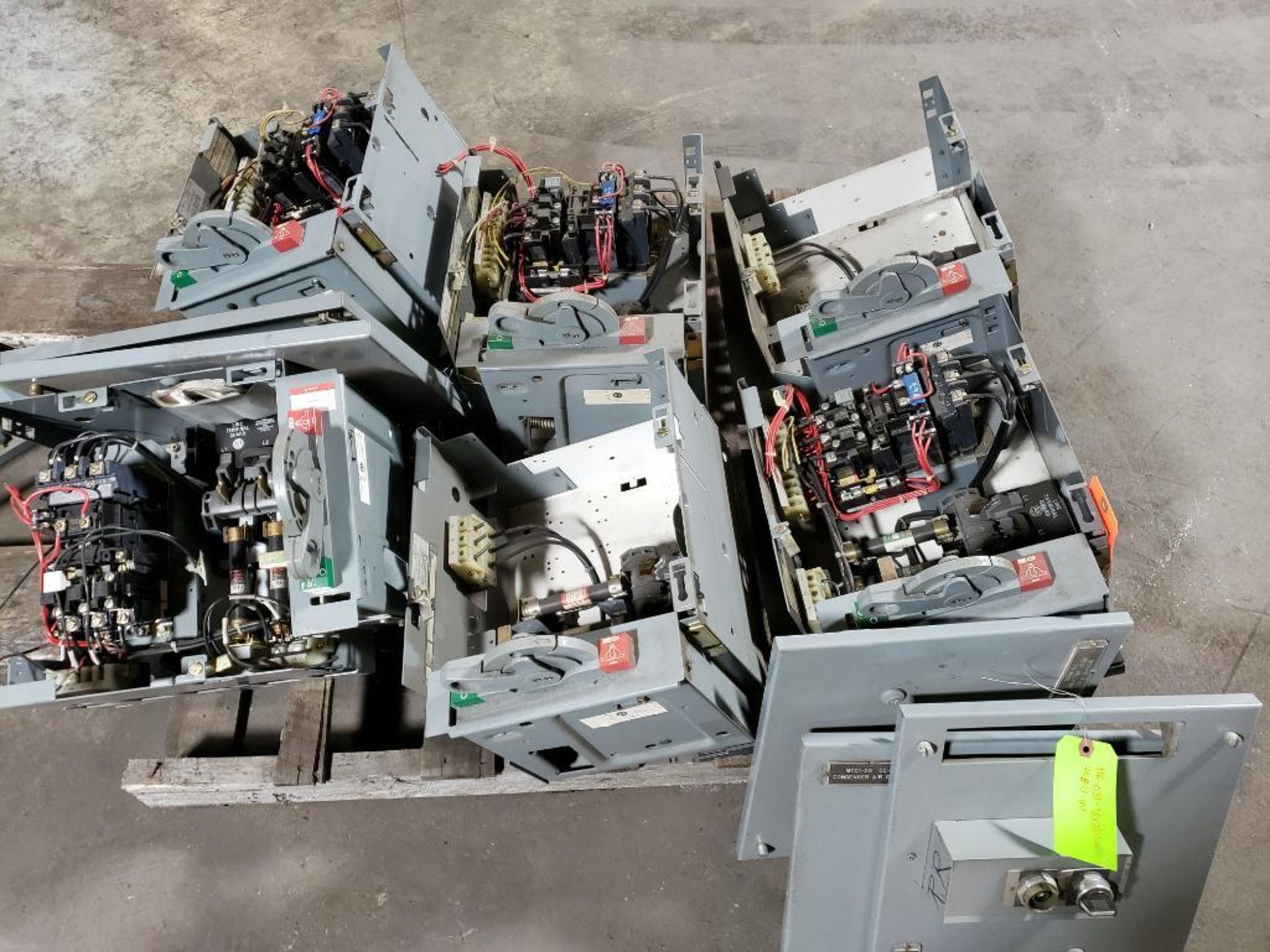 Pallet of assorted MCC buckets with assorted contactors and/or breakers etc. - Image 9 of 9