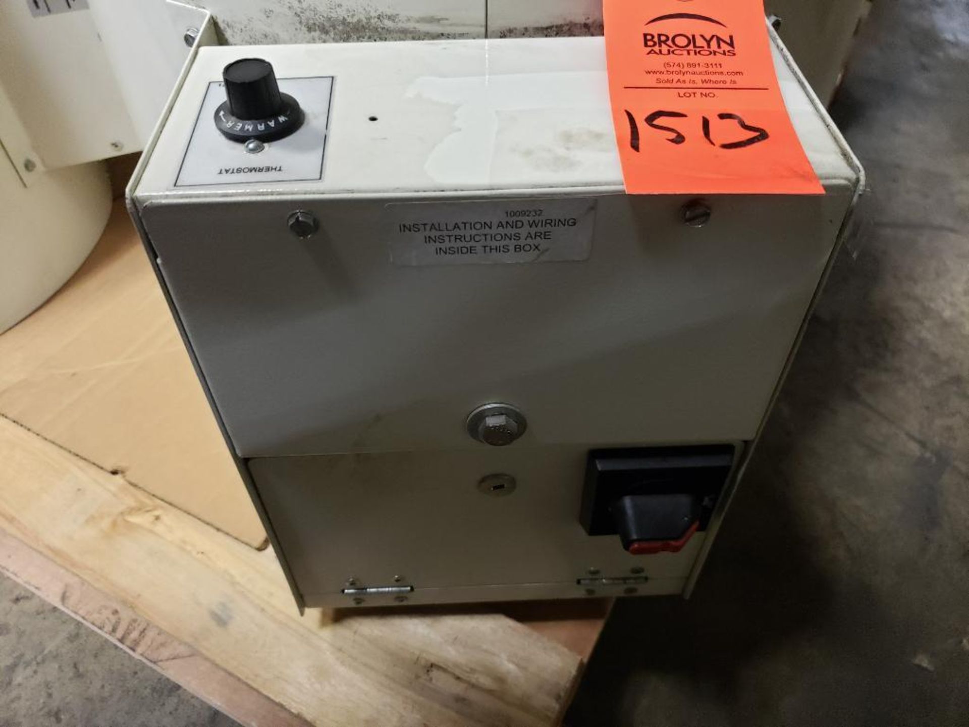 Indeeco industrial heater. 12.5kW. 3ph 480v. Catalog 238-UL13U-DHT. New old stock. - Image 3 of 5