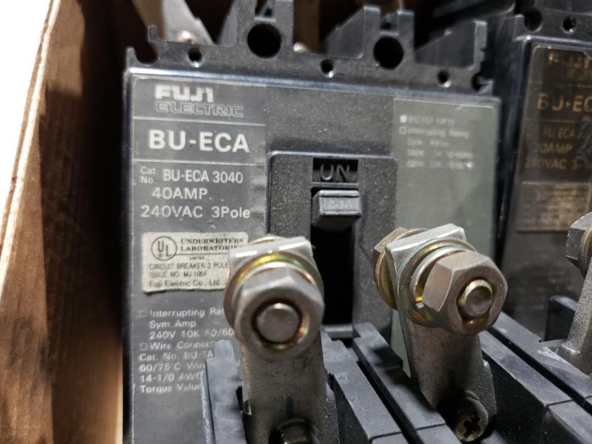 Qty 4 - Assorted Fuji circuit breakers. - Image 3 of 6