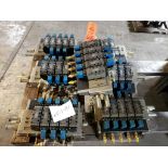 Qty 7 - SMC pneumatic valve assembly.