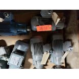 Qty 4 - Bauer gearmotors. Type BG06-11/D06LA4/AMUL.