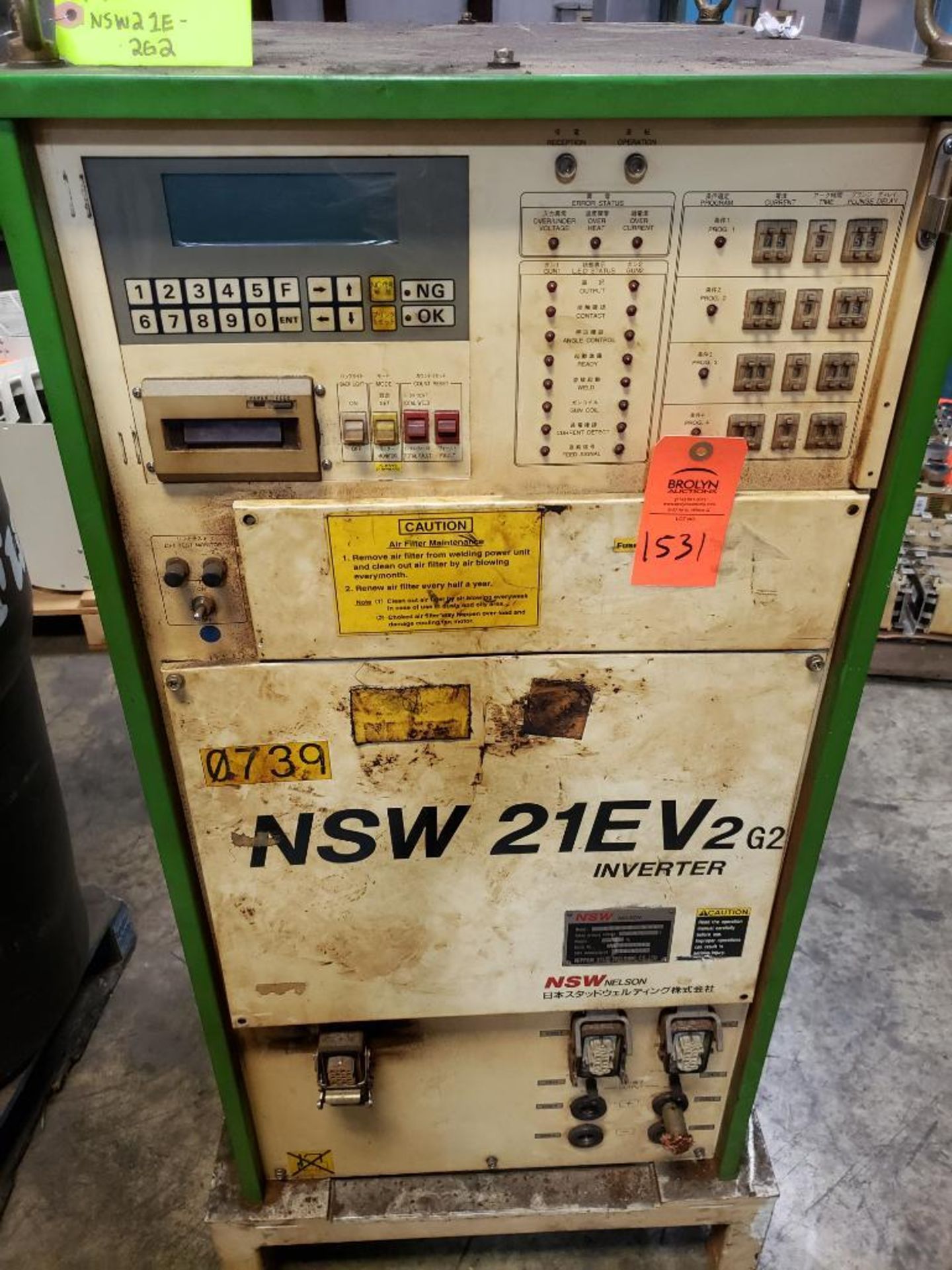 Nelson NSW stud welder controller. Model NSW-21EV2-G2. 3ph 480v. - Image 2 of 12