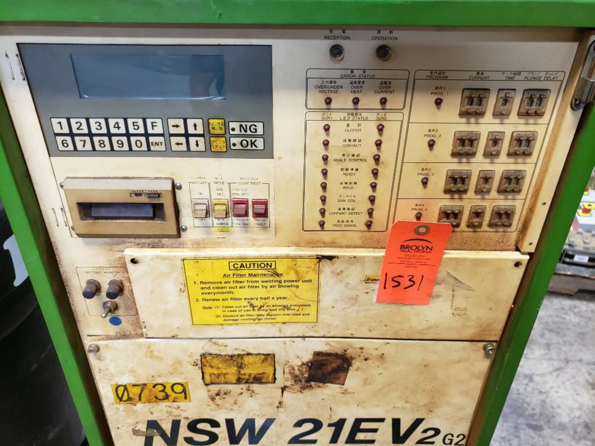 Nelson NSW stud welder controller. Model NSW-21EV2-G2. 3ph 480v. - Image 8 of 12
