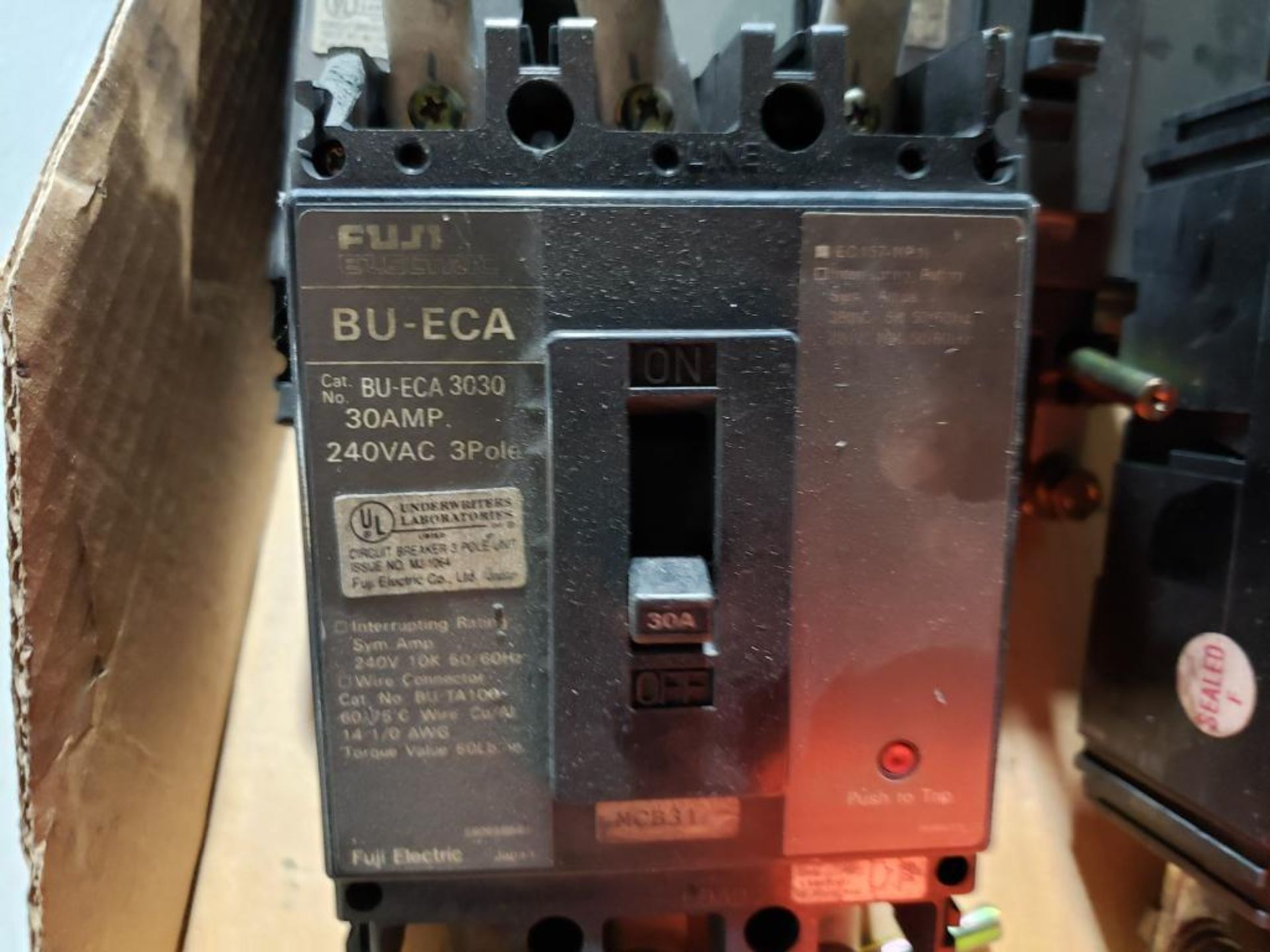 Qty 4 - Assorted Fuji circuit breakers. - Image 2 of 6