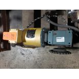 1.5hp Baldor Reliance motor with Tigear gearbox. 3ph 230/460v. 1760rpm, 56C frame.