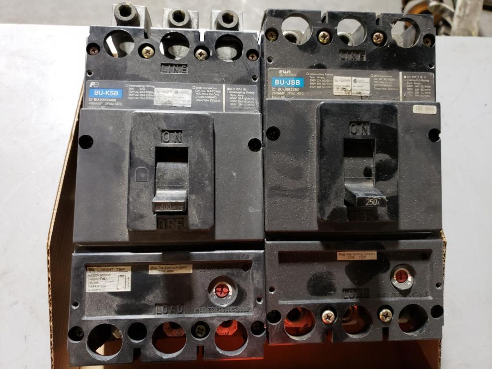 Qty 2 - Fuji Electric circuit breaker. - Image 6 of 6