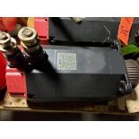 3.8kW GE Fanuc AC servo motor. A06B-0147-B076. 157V, 15AMP, 133Hz, 2000RPM.