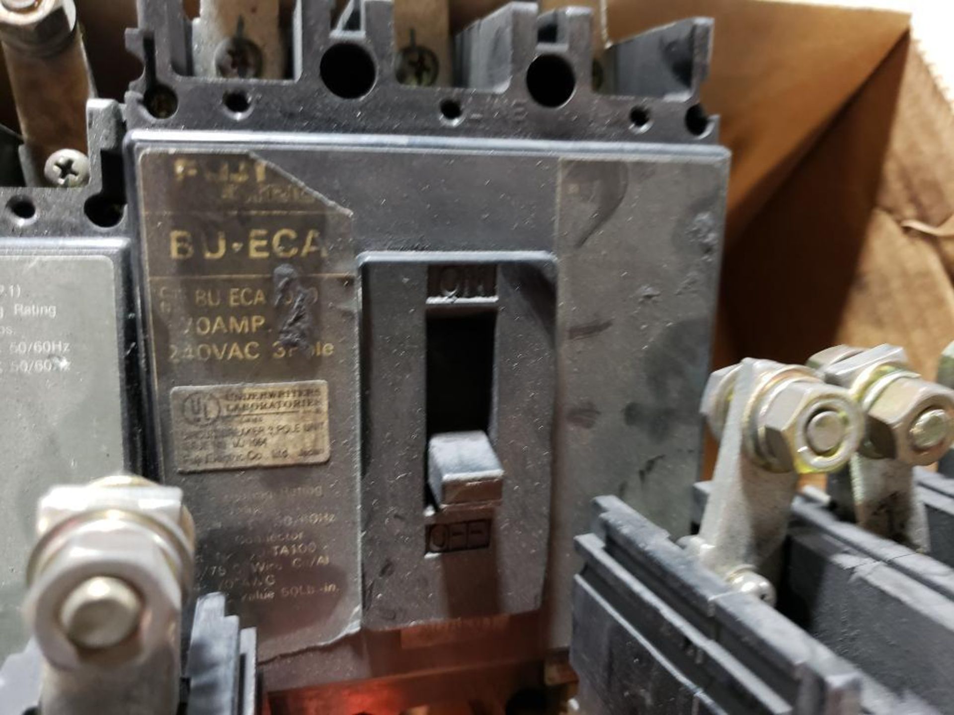 Qty 4 - Assorted Fuji circuit breakers. - Image 4 of 6