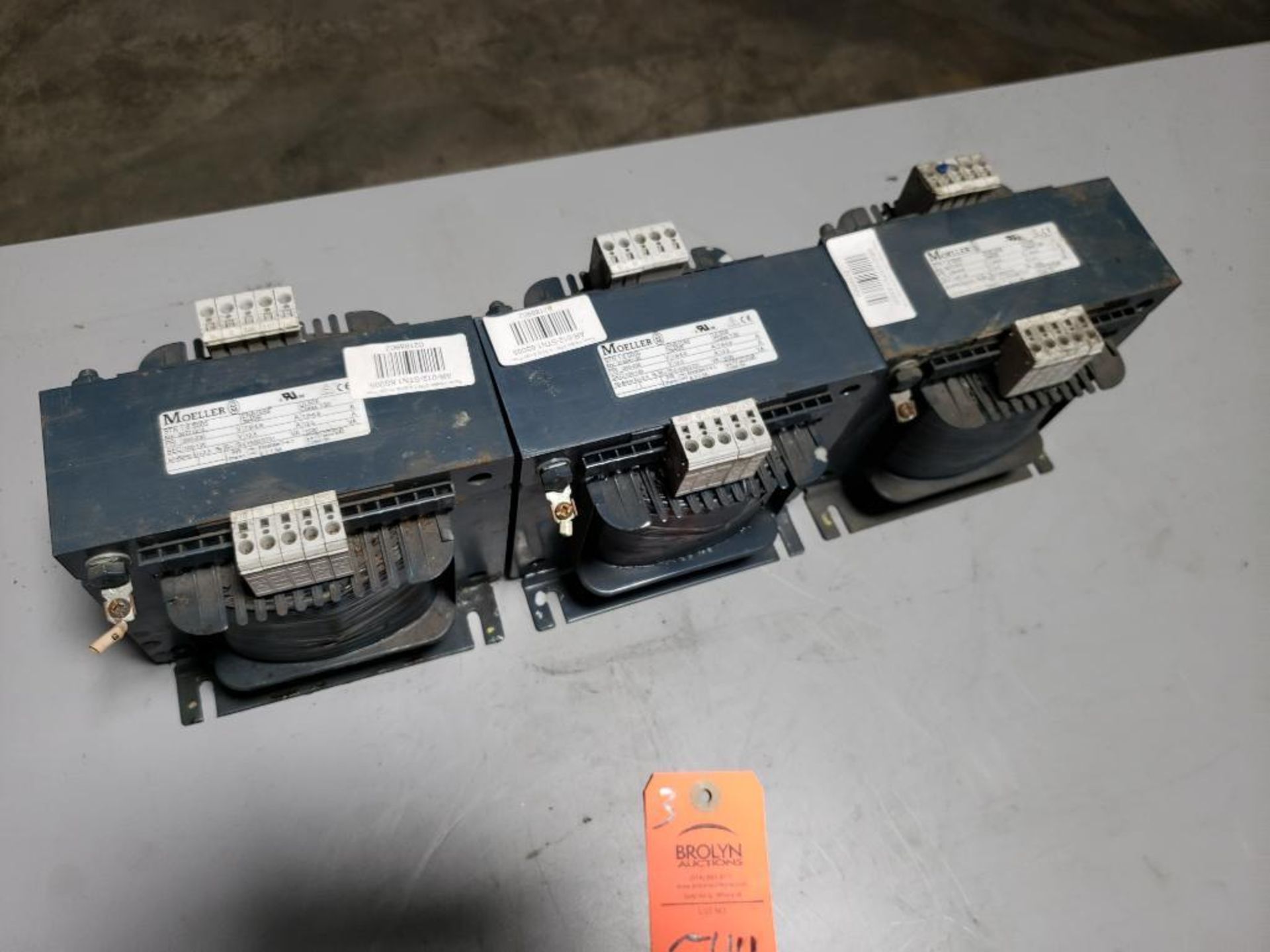 Qty 3 - Moeller STN 1.6 S005 single phase control transformer. - Image 3 of 3