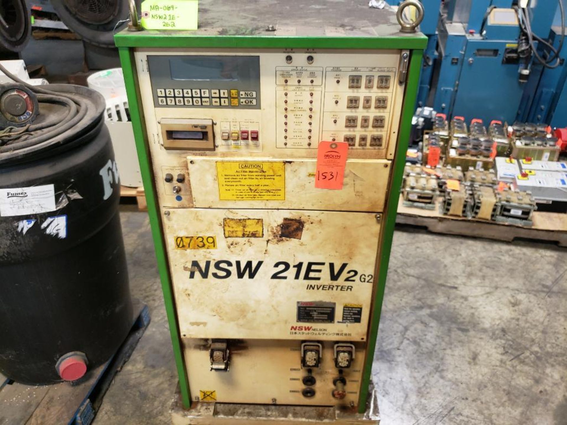 Nelson NSW stud welder controller. Model NSW-21EV2-G2. 3ph 480v.